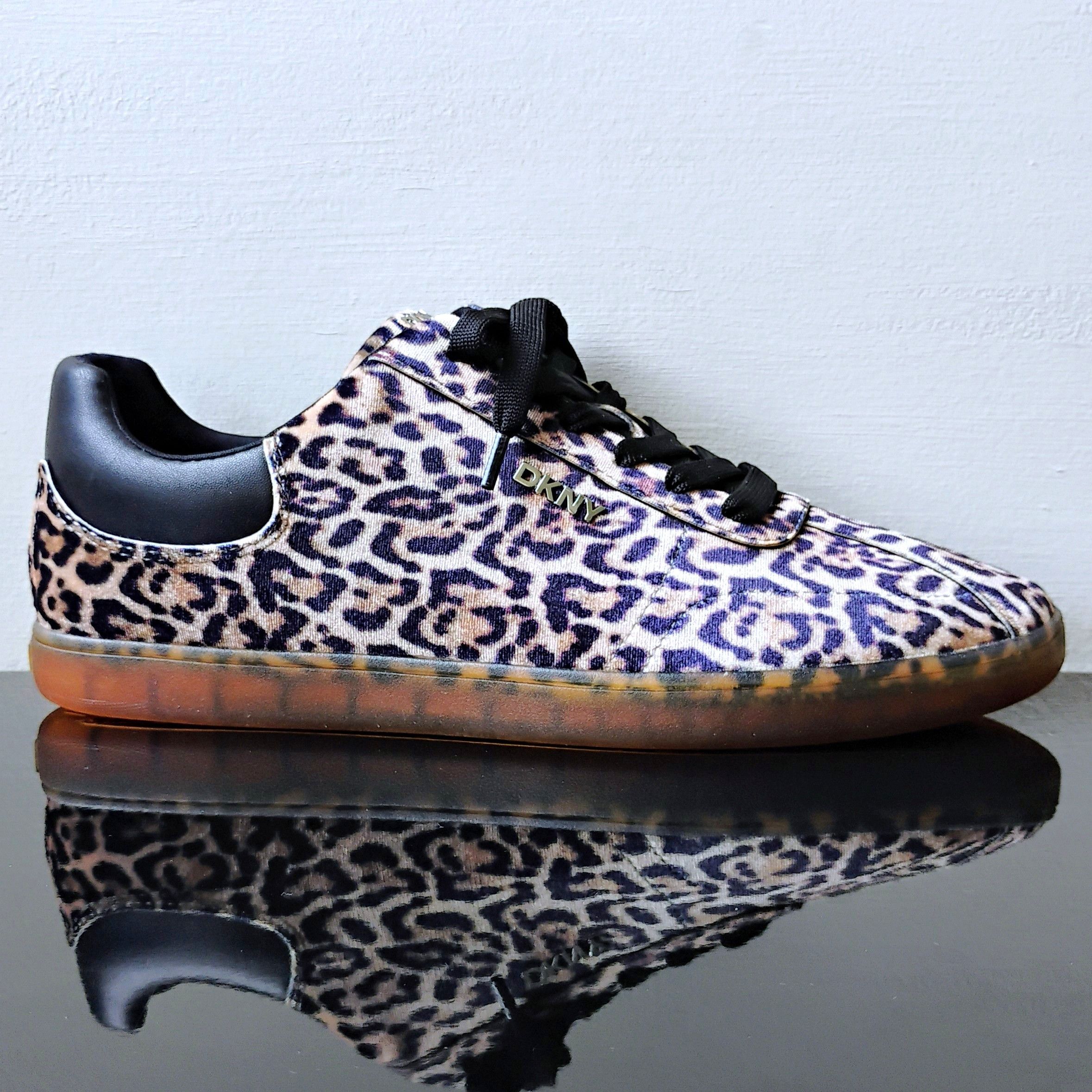 DKNY DKNY Women's Seacliff Sneaker in Free & Wild Leopard Print Size US 11 / IT 41 - 1 Thumbnail