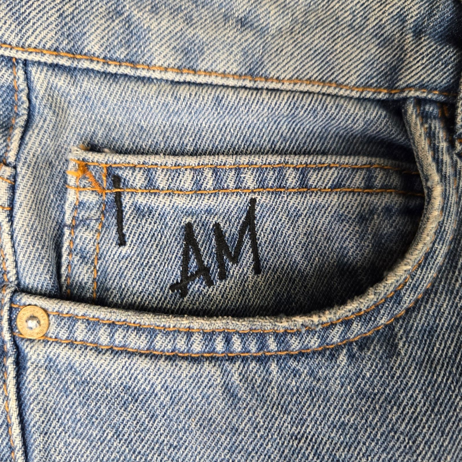 Zara Zara Embroidered Straight Jeans Size 8 Size 30" / US 8 / IT 44 - 5 Thumbnail