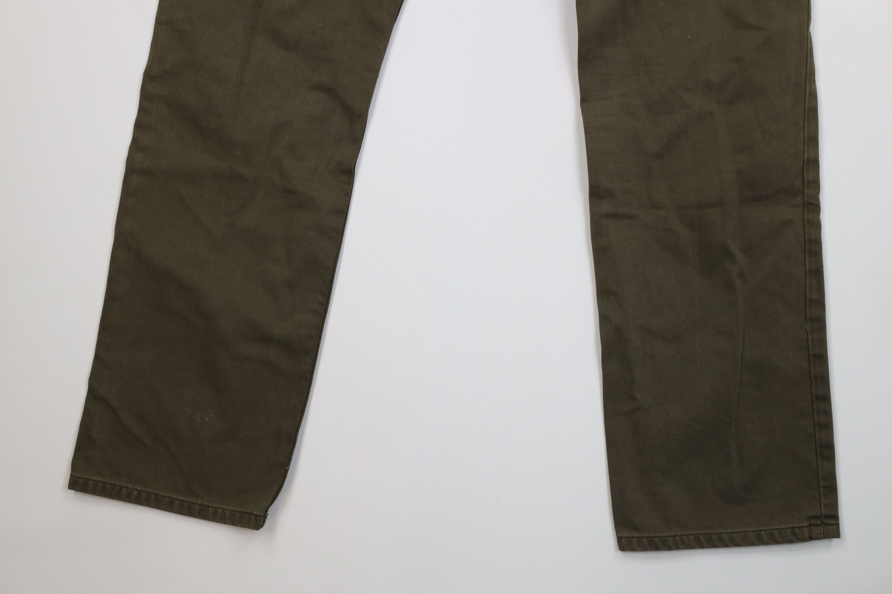 Express Express Fit Faded Rocco Skinny Leg Denim Jeans Green Cotton Size US 36 / EU 52 - 12 Thumbnail