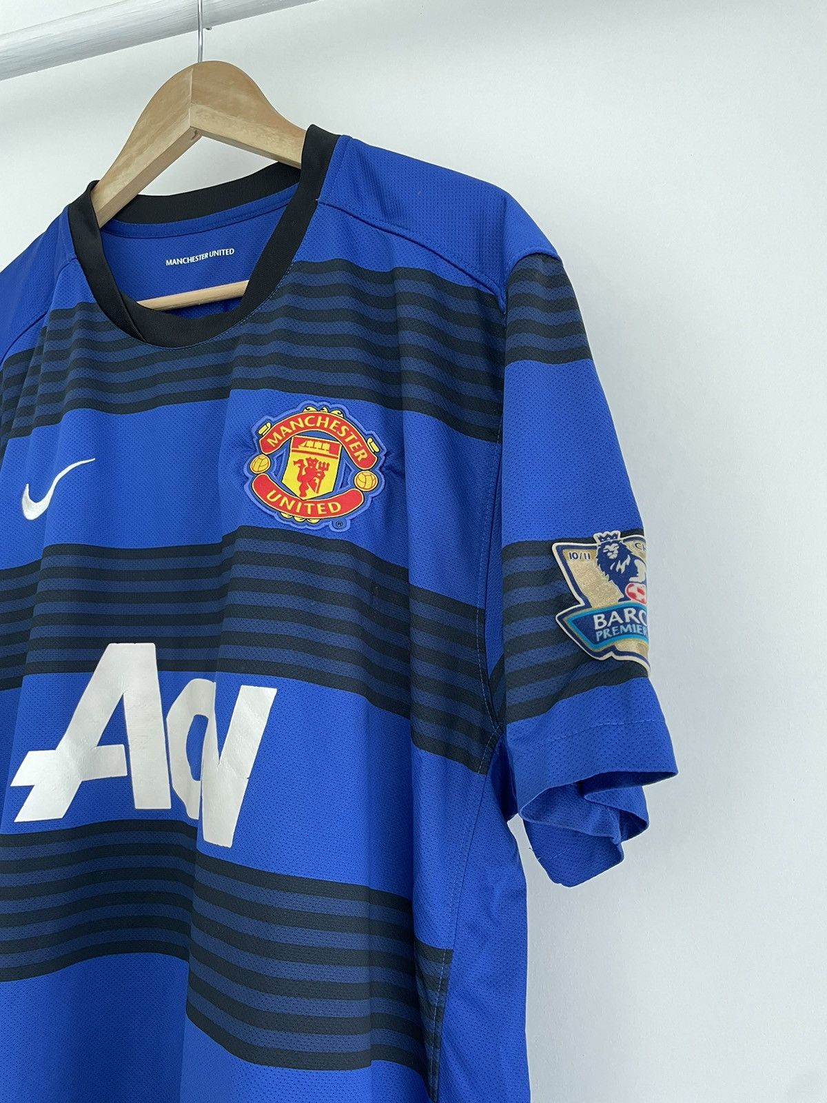 Nike × Vintage Manchester United Nike 2011/12 AON Away Jersey Size US XXL / EU 58 / 5 - 3 Thumbnail
