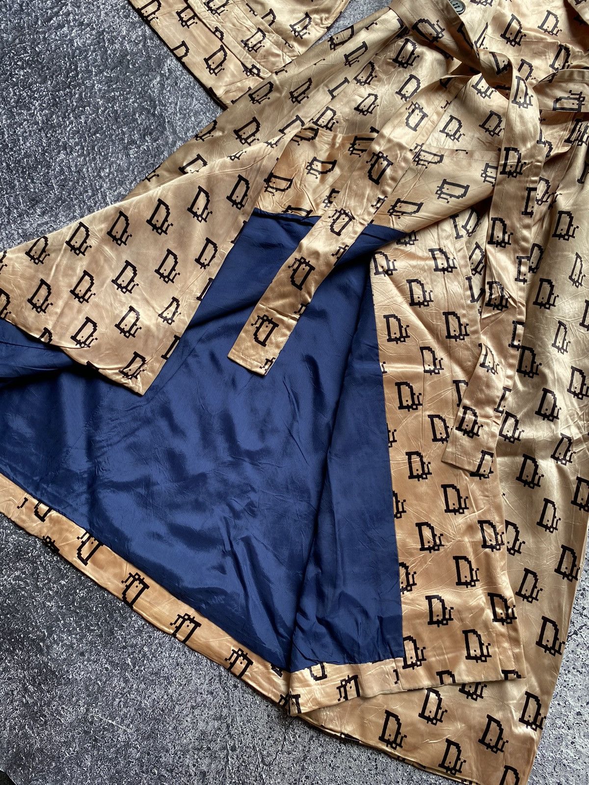 Dior Rare✨ MISS DIOR Monogram Vintage Trench Coat Jacket Size M / US 6-8 / IT 42-44 - 7 Thumbnail
