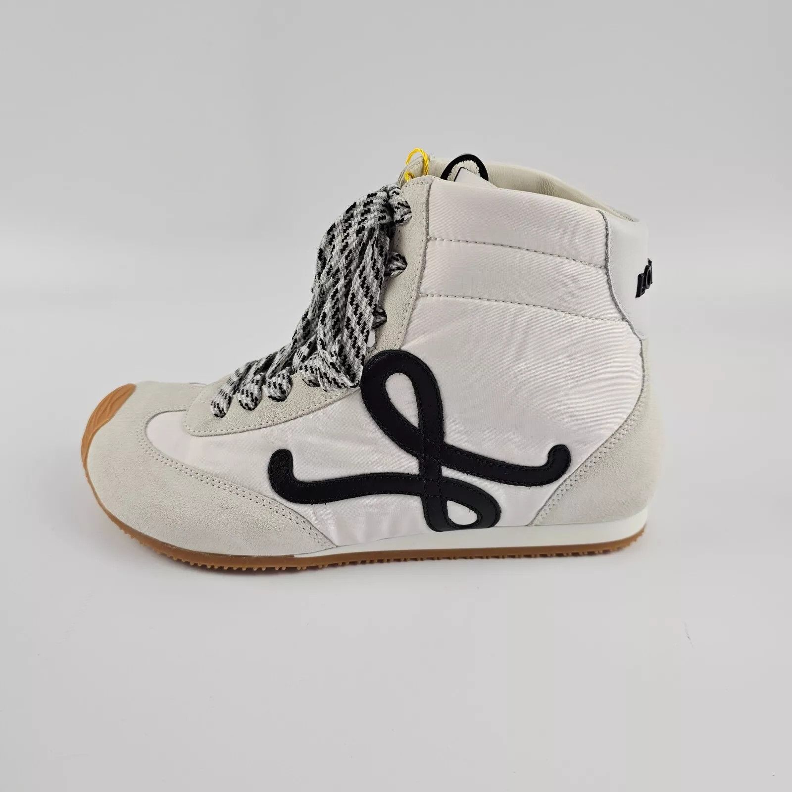 Loewe LOEWE Ballet Runner 2.0 White/Black High Top Sneakers Size US 8 / IT 38 - 4 Thumbnail