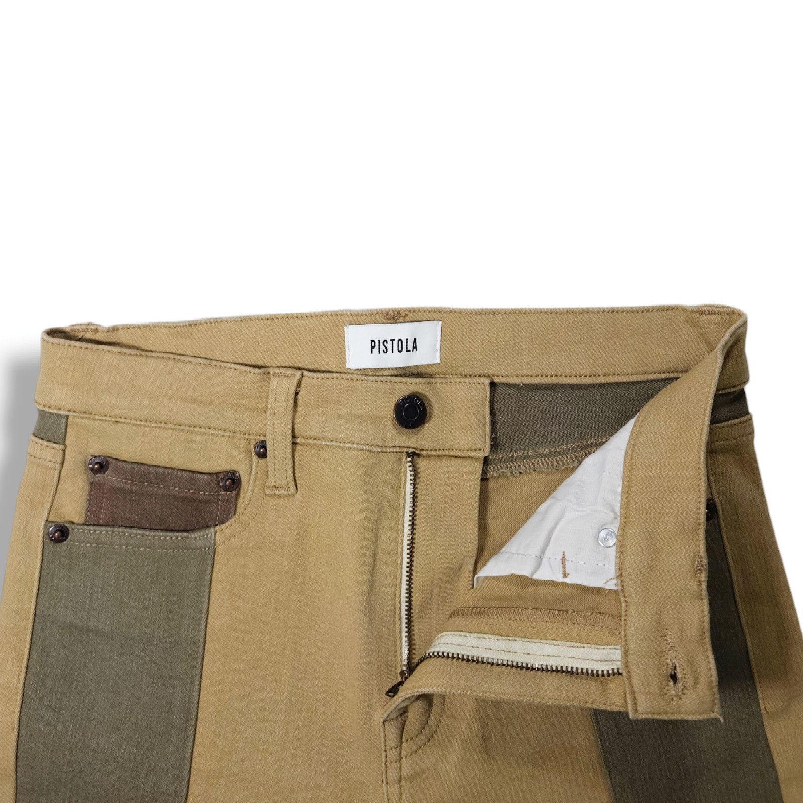 Pistola NWOT Pistola Charlie Transitions Colorblock Jeans Sz. 26x27 Size 26" / US 2 / IT 38 - 4 Thumbnail