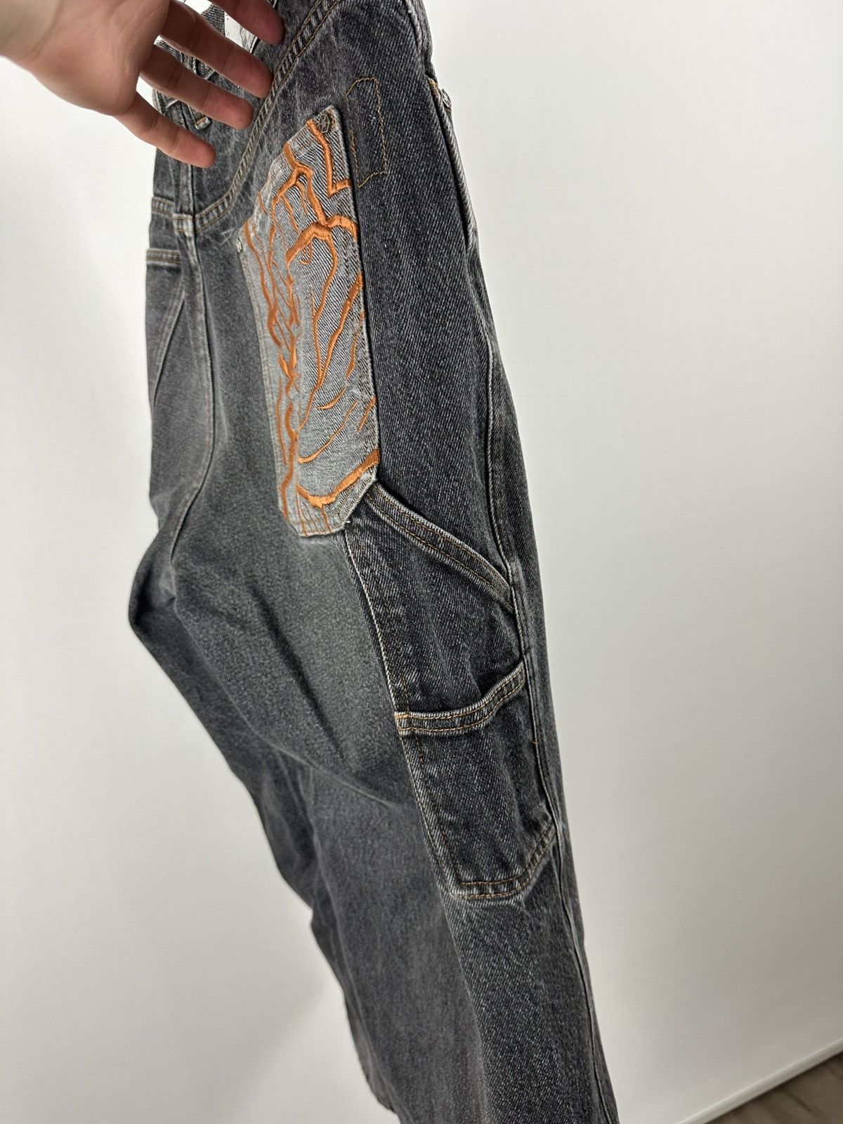 Southpole VTG Y2K Southpole Jeans Mens 38x29 Blue Baggy Acid Wash Moto Size US 38 / EU 54 - 13 Thumbnail