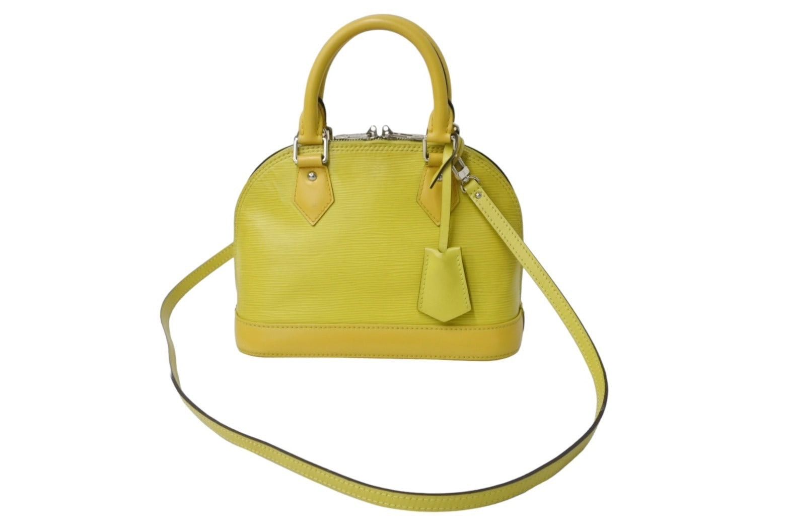 Louis Vuitton Alma Bb 2Way Shoulder Bag in Yellow, Men's