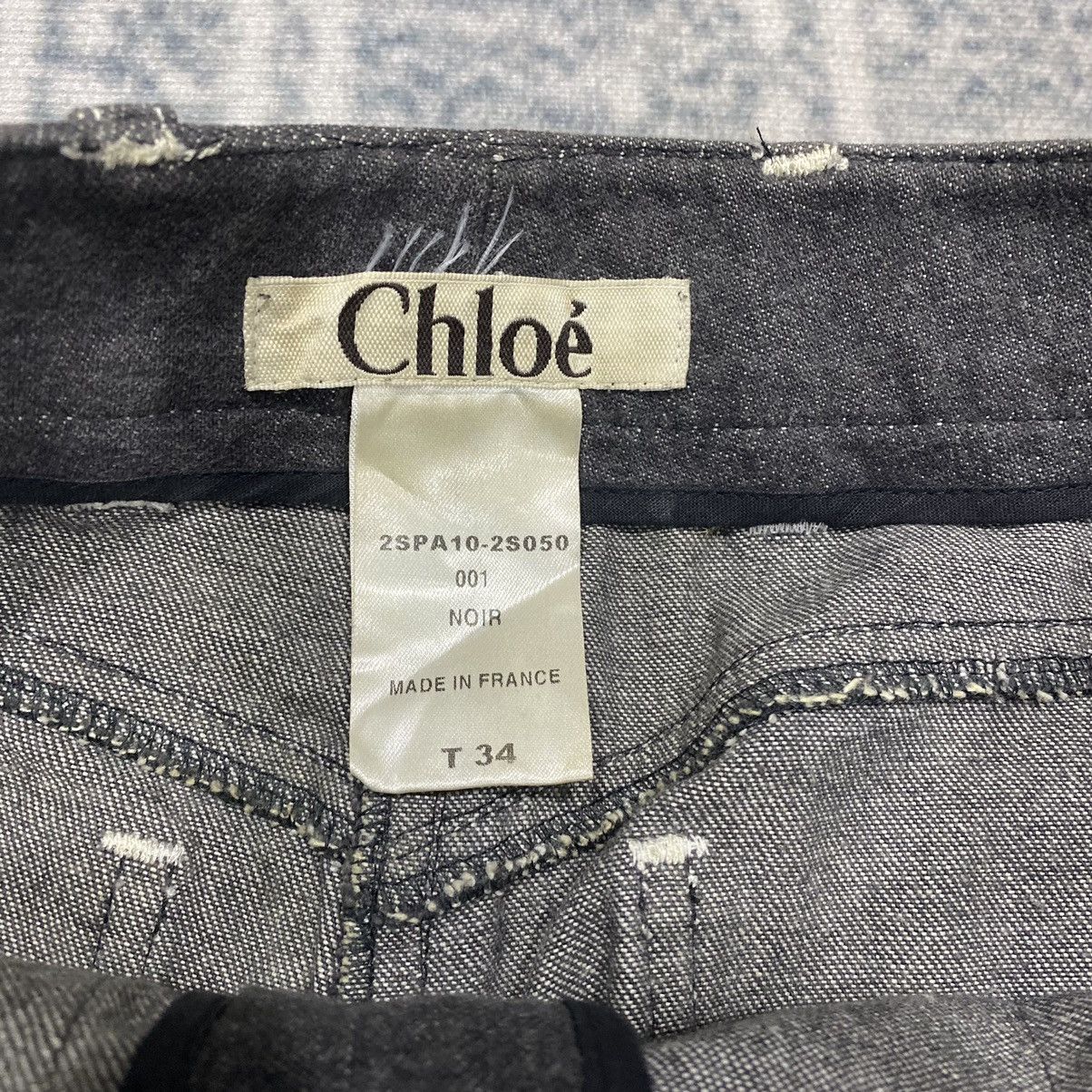 Chloe ‼️FINAL DROP‼️Chloe Flare Jeans 90s Punk Luxury Size 28" / US 6 / IT 42 - 7 Thumbnail