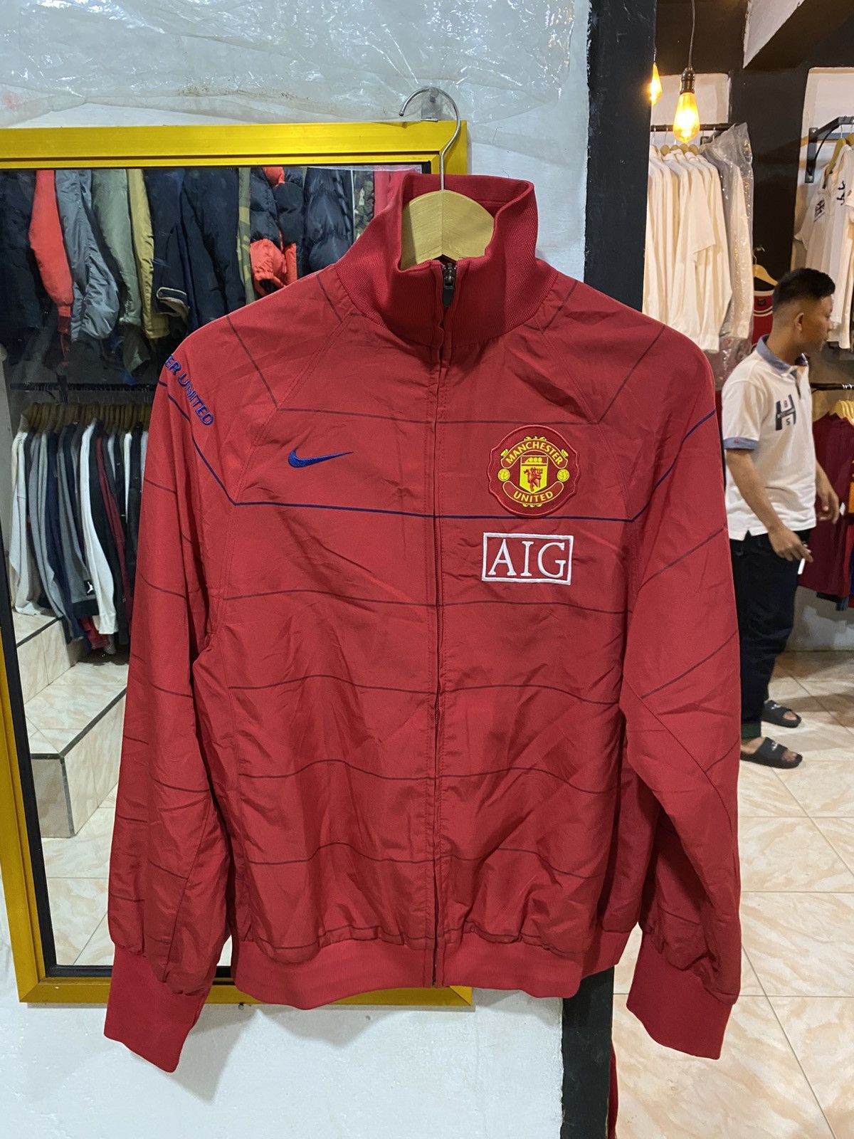 Nike Windbreaker manchester united 2008 Size US M / EU 48-50 / 2 - 1 Thumbnail