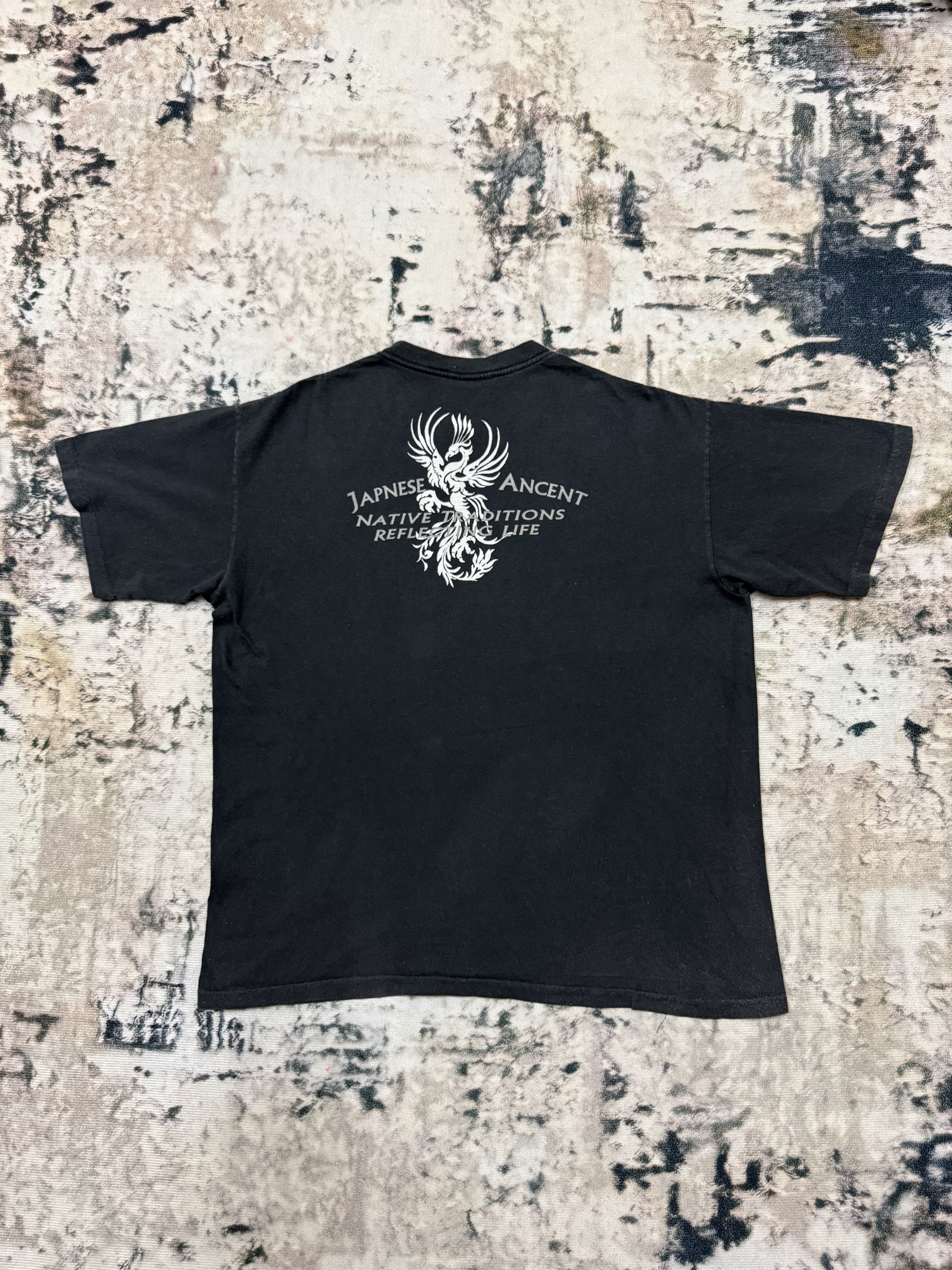Japanese Brand × Vintage Vintage 90s Japanese Ancent Native Tradition Boxy Tshirt Size US M / EU 48-50 / 2 - 9 Thumbnail