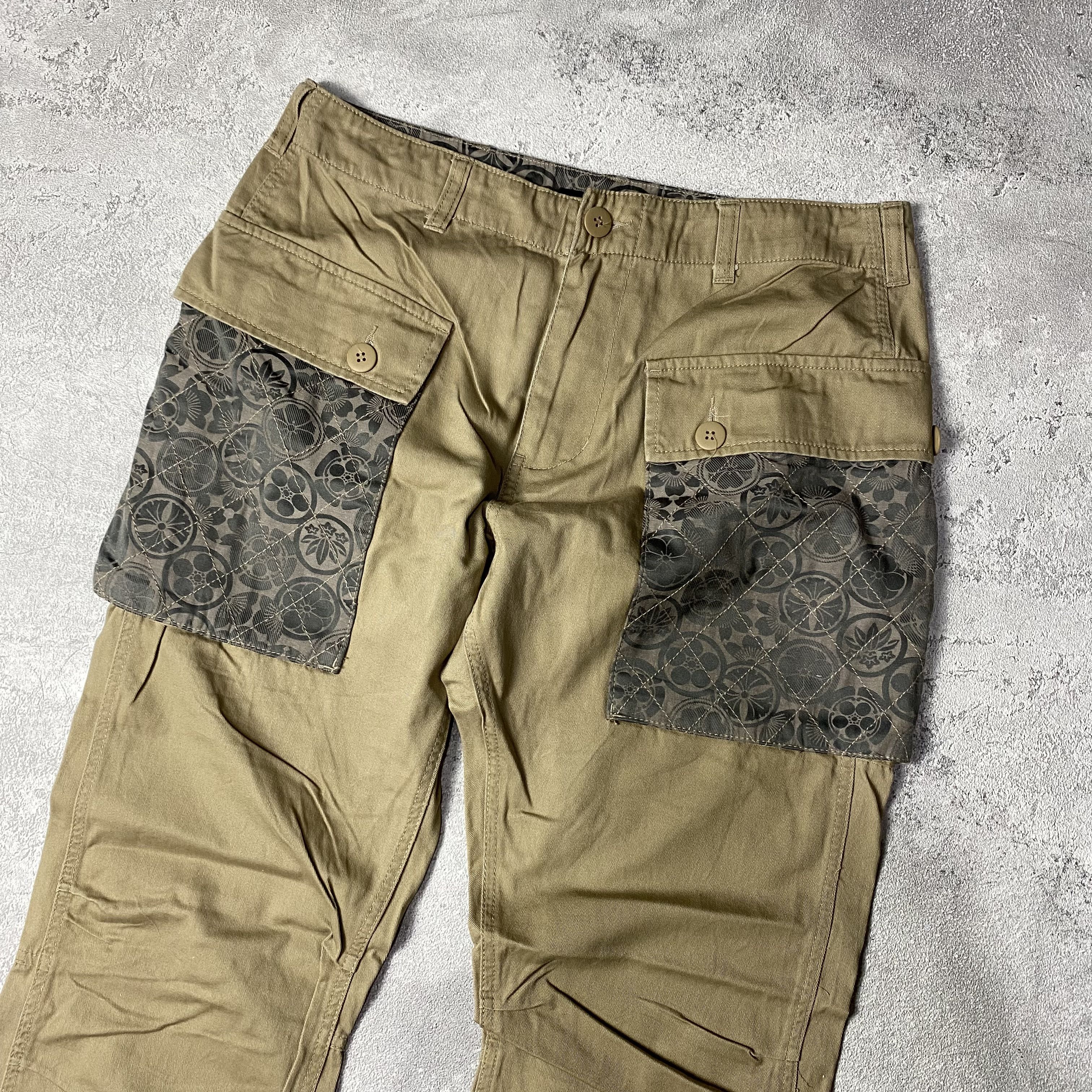 Japanese Brand × Vintage Japanese Cargo Military Monkey Pants usmc style Size US 34 / EU 50 - 2 Thumbnail