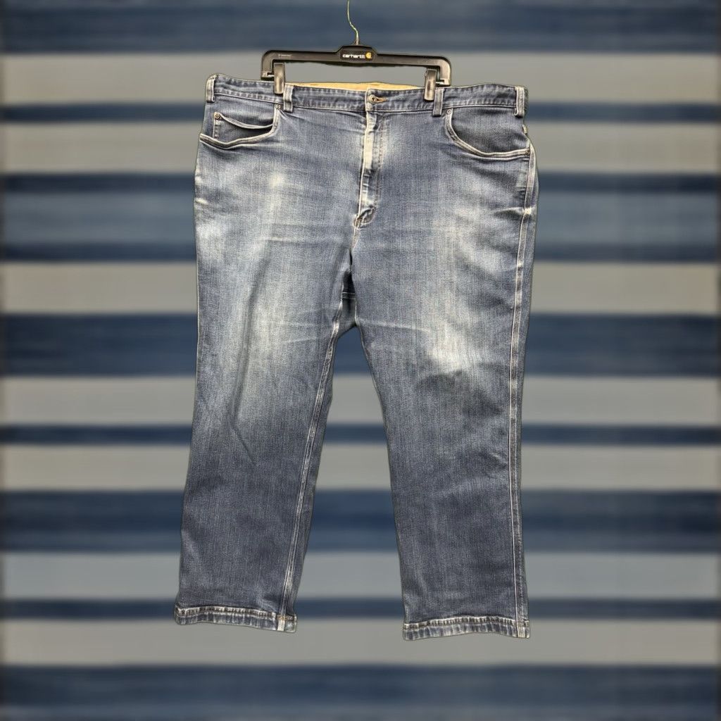 Vintage Duluth Trading Jeans Mens 48x30 Blue Coolmax Flex Ballroom Relaxed Fit Work Wear Size US 32 / EU 48 - 1 Thumbnail