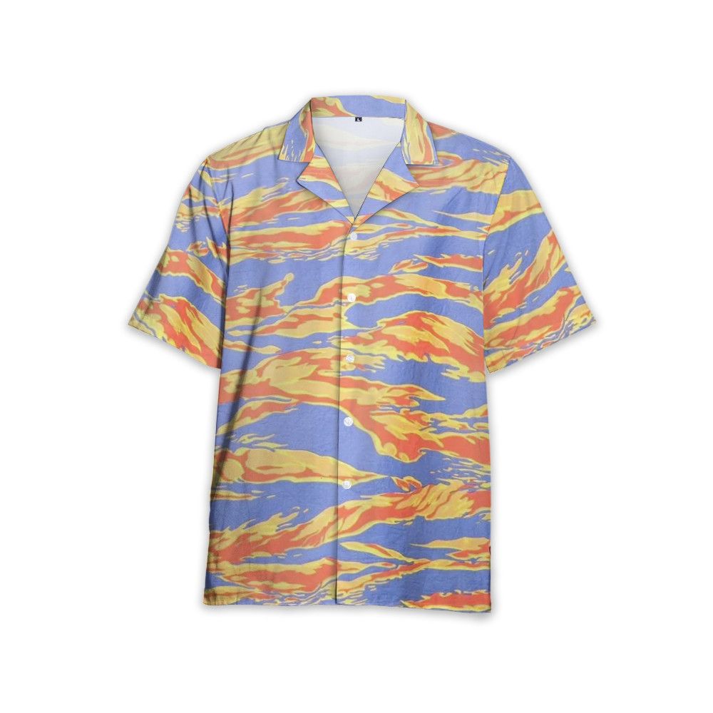 Designer Graphic-Print Camp-Collar Shirt Size US M / EU 48-50 / 2 - 1 Thumbnail