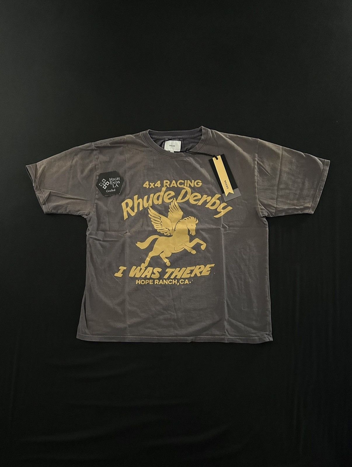Rhude Rhude Derby Racing Tee Size US S / EU 44-46 / 1 - 1 Thumbnail