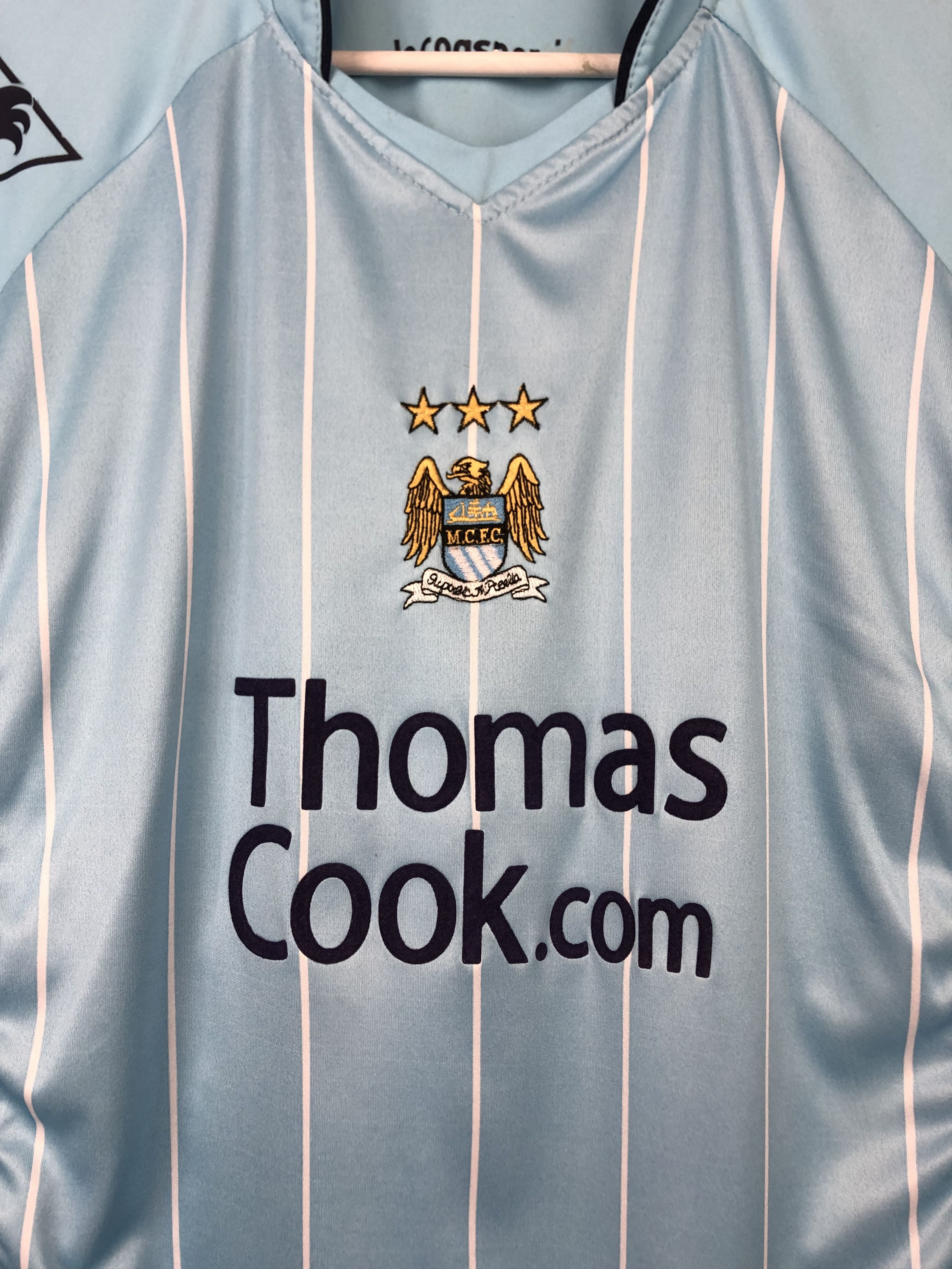 Vintage Manchester City football shirt 2007 Soccer Jersey Trikot Size US M / EU 48-50 / 2 - 5 Thumbnail