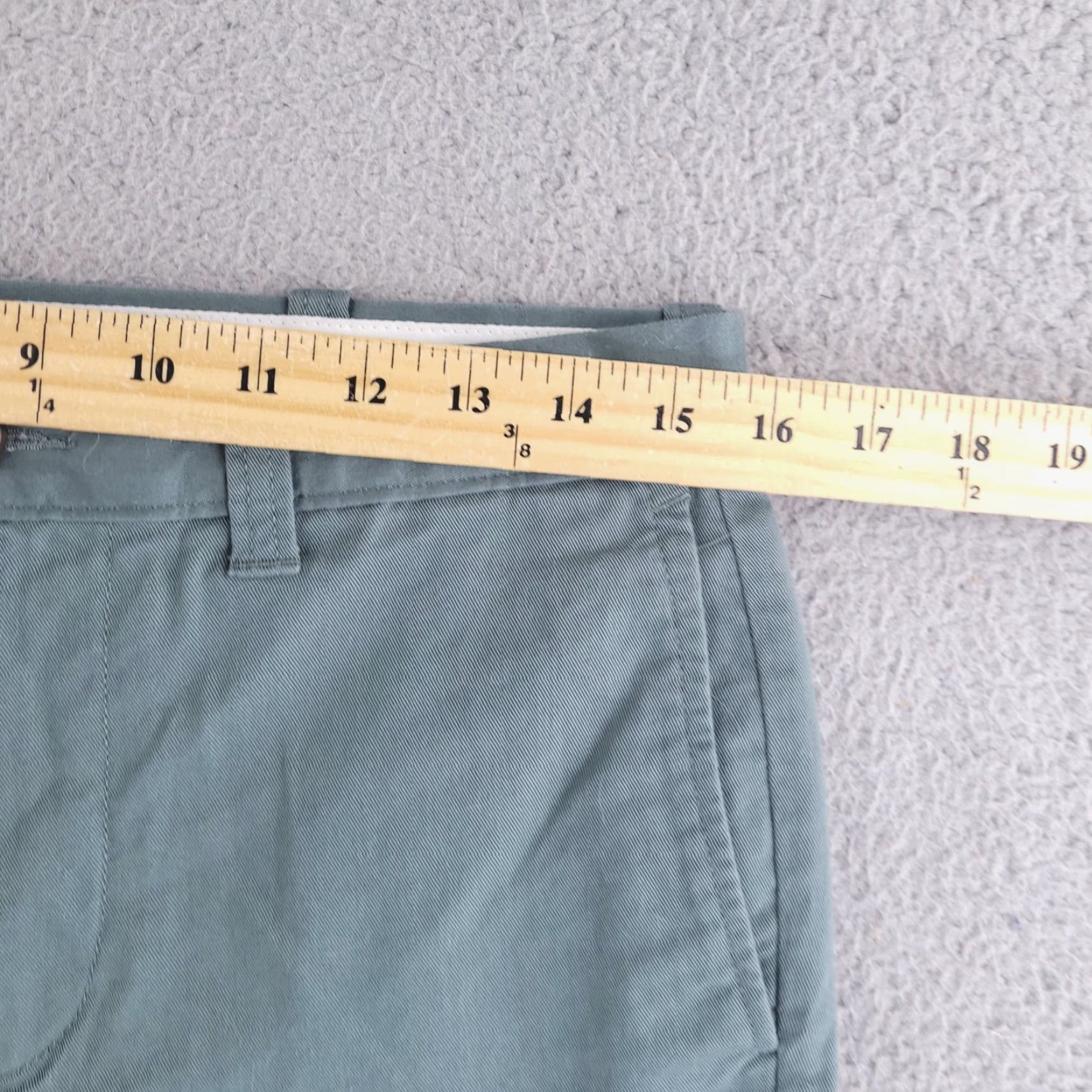 J.Crew J.CREW Shorts Mens 30 Green Casual Cotton Chino 9" Inseam Size US 30 / EU 46 - 6 Thumbnail
