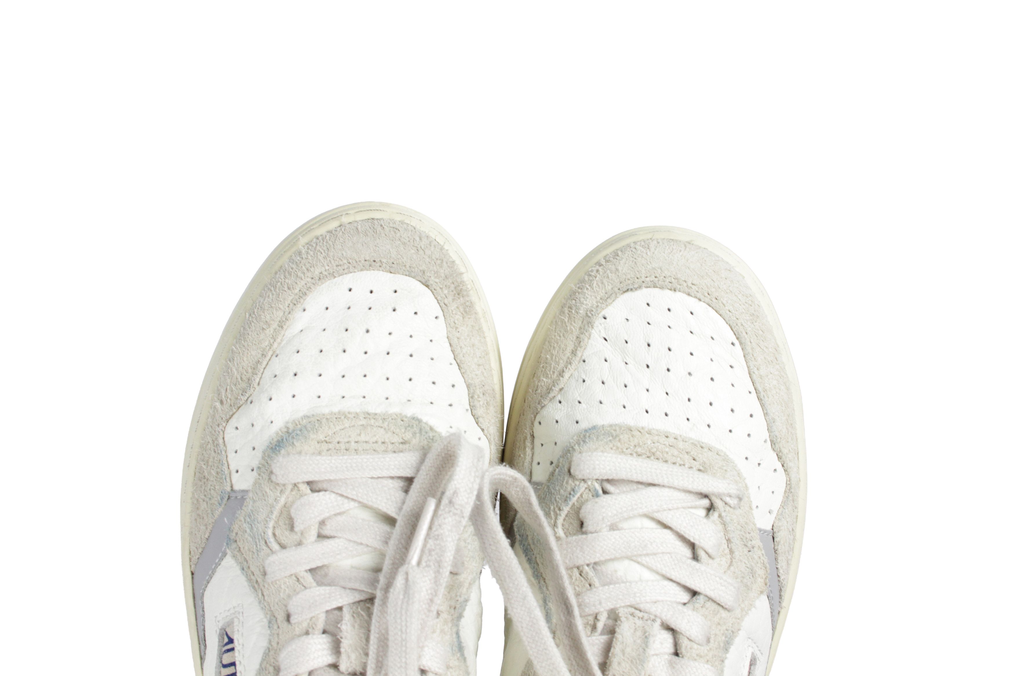 AUTRY Medalist Low "Distressed" Leather Sneakers Size US 8 / EU 41 - 6 Thumbnail