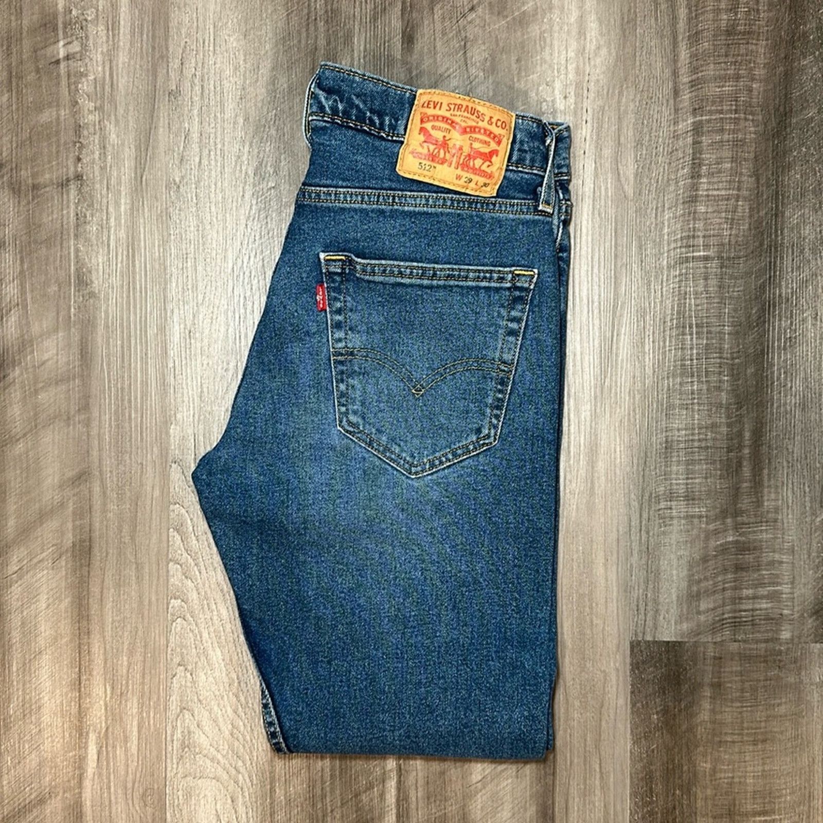 Levi's Levi’s 512 Slim Tapered Jeans - 29x26 Size US 29 - 1 Thumbnail