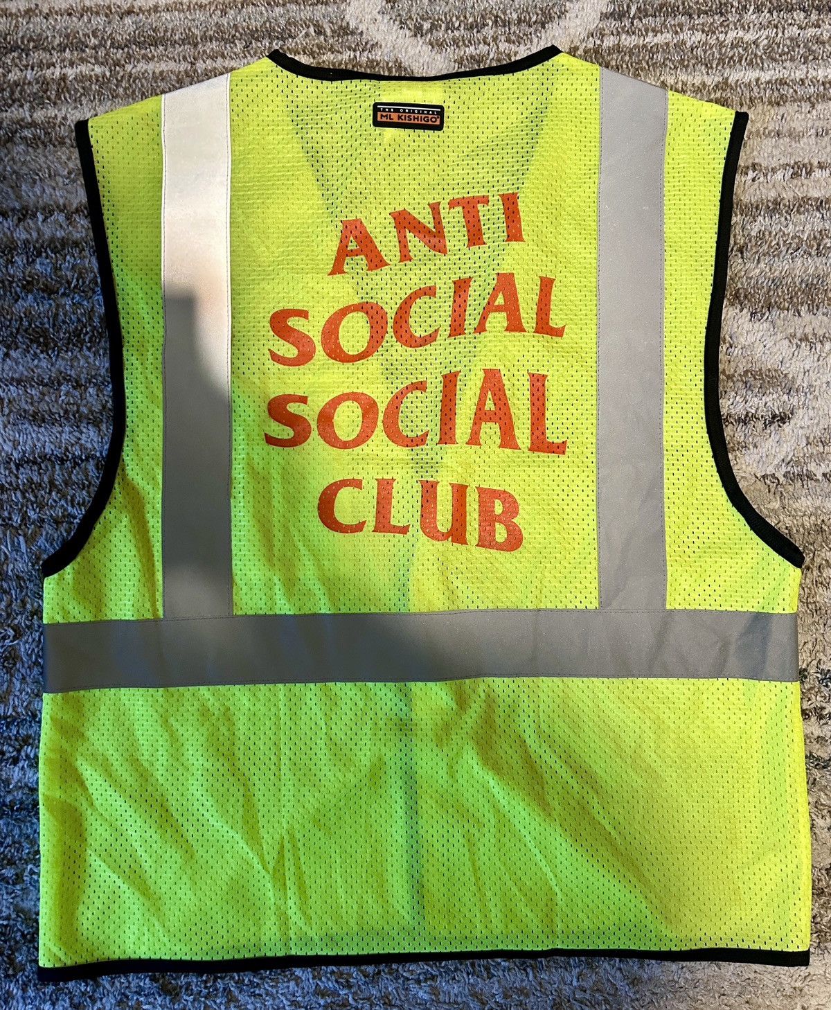Anti Social Social Club Anti Social Social Club Work Vest Neon Size US M / EU 48-50 / 2 - 1 Thumbnail