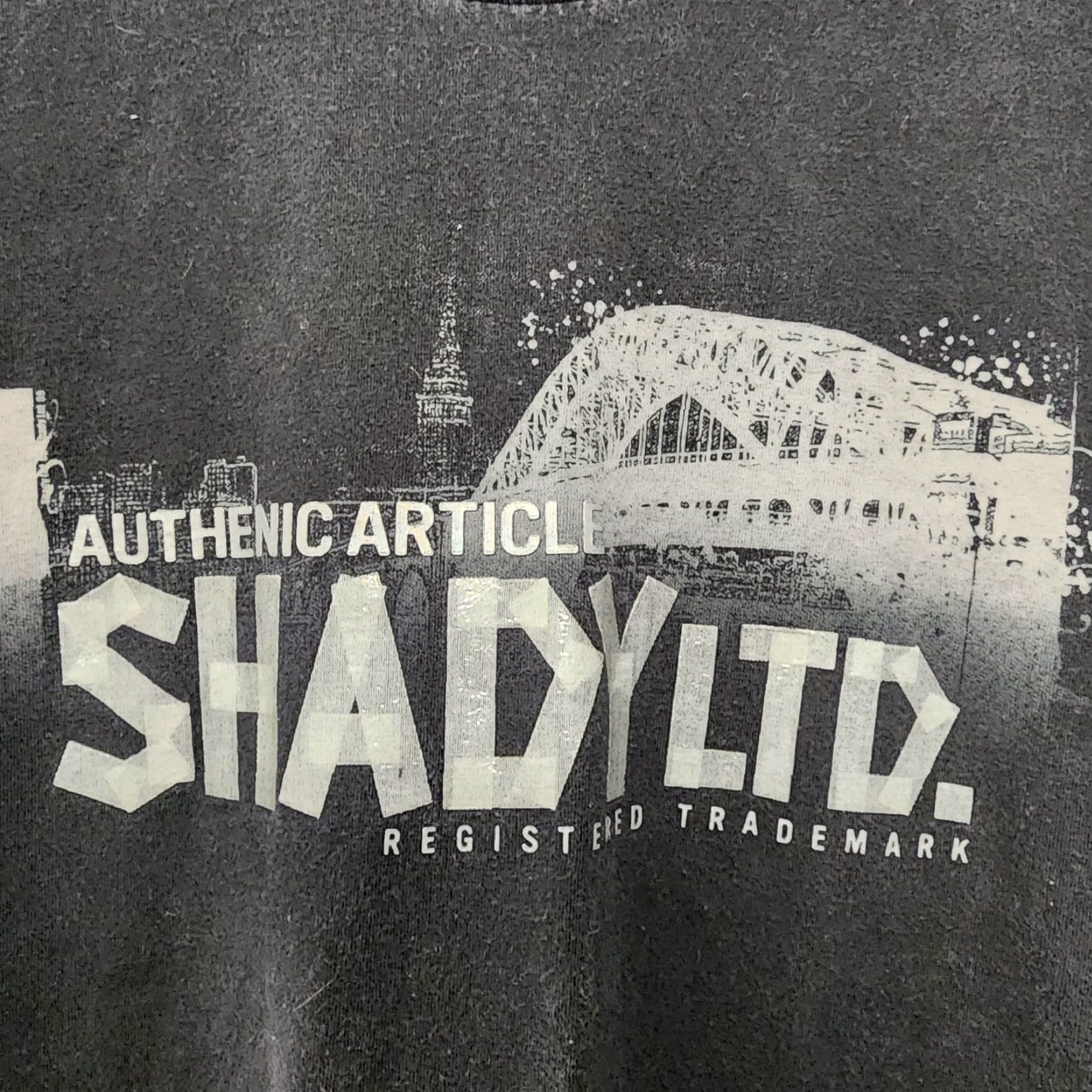 Vintage VINTAGE Shady LTD Eminem T Shirt Mens Large Black Rap Tee Y2K 90s Grunge Skater Classic Crew Neck Short Sleeve Slimming Black Mens Size US L / EU 52-54 / 3 - 6 Thumbnail