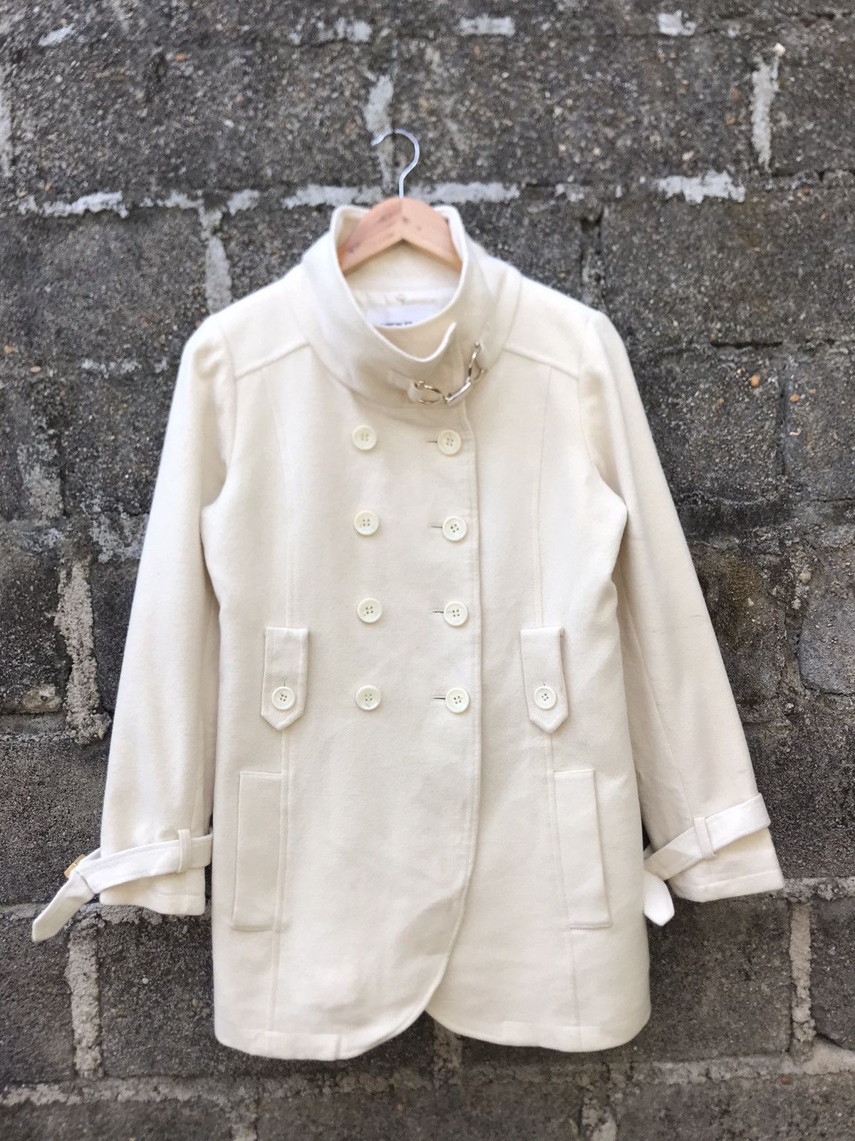 Japanese Brand 🔥Peyton Place Bondage Double Breasted Trench Coat Jacket Size M / US 6-8 / IT 42-44 - 1 Thumbnail
