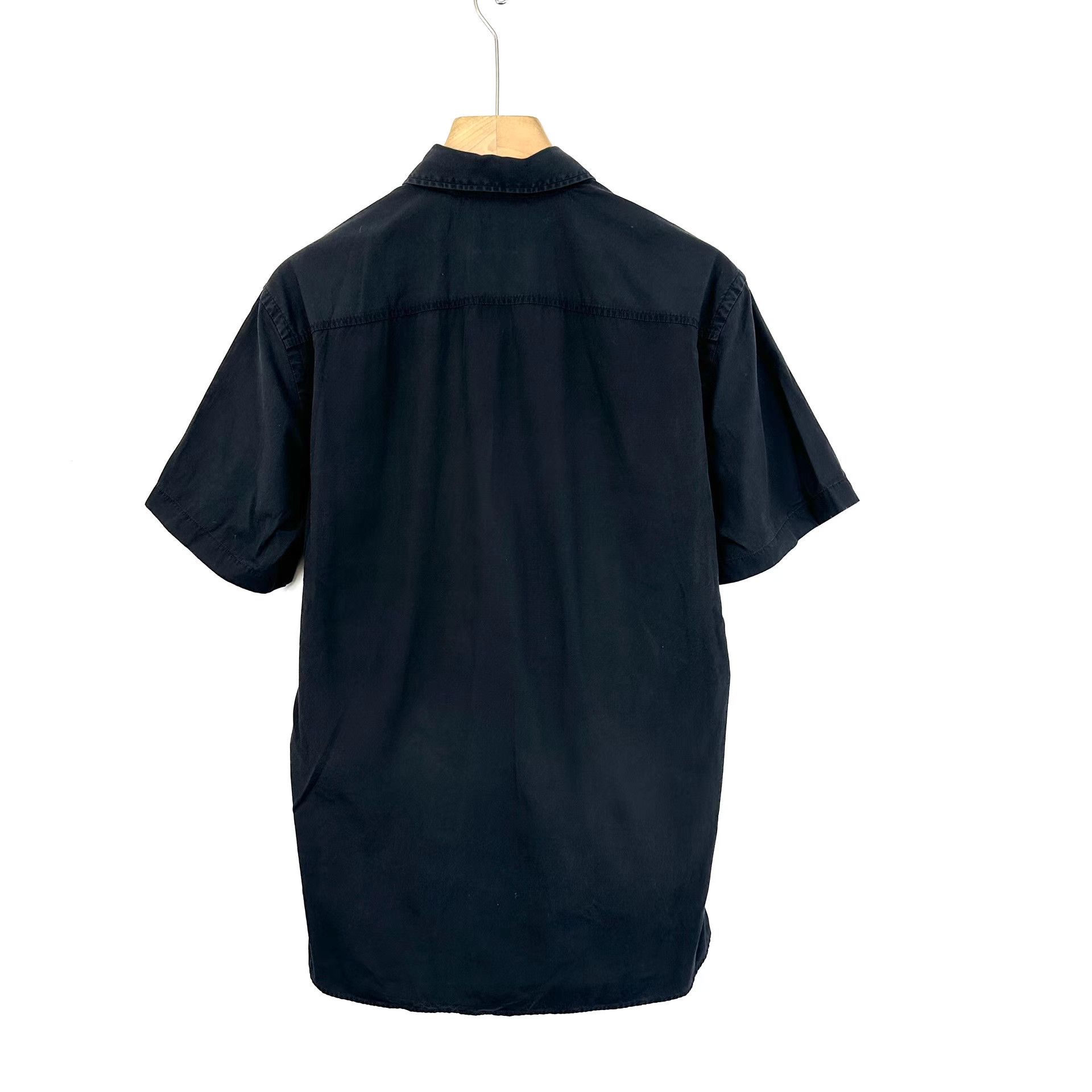 Burberry Burberry Black TB Embroidered Logo Short Sleeve Shirt K12 Size US M / EU 48-50 / 2 - 2 Thumbnail