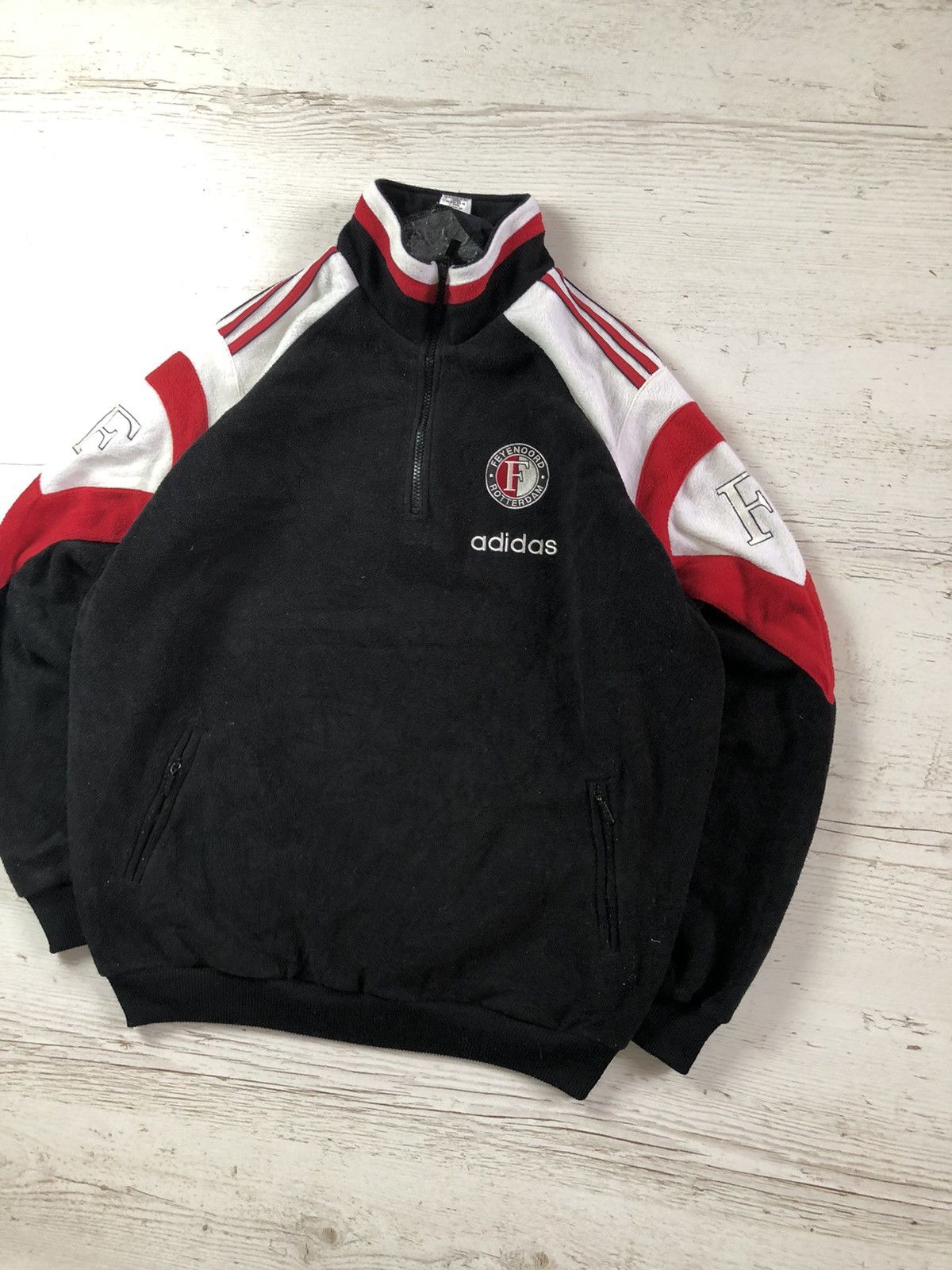 Adidas Adidas Feyenoord Rotterdam vintage football jacket Size US M / EU 48-50 / 2 - 2 Thumbnail