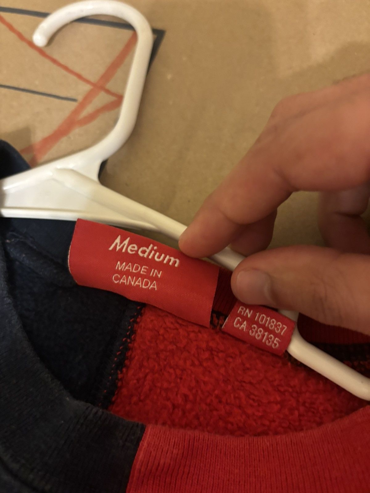 Supreme Supreme Split Crewneck Size US M / EU 48-50 / 2 - 5 Thumbnail