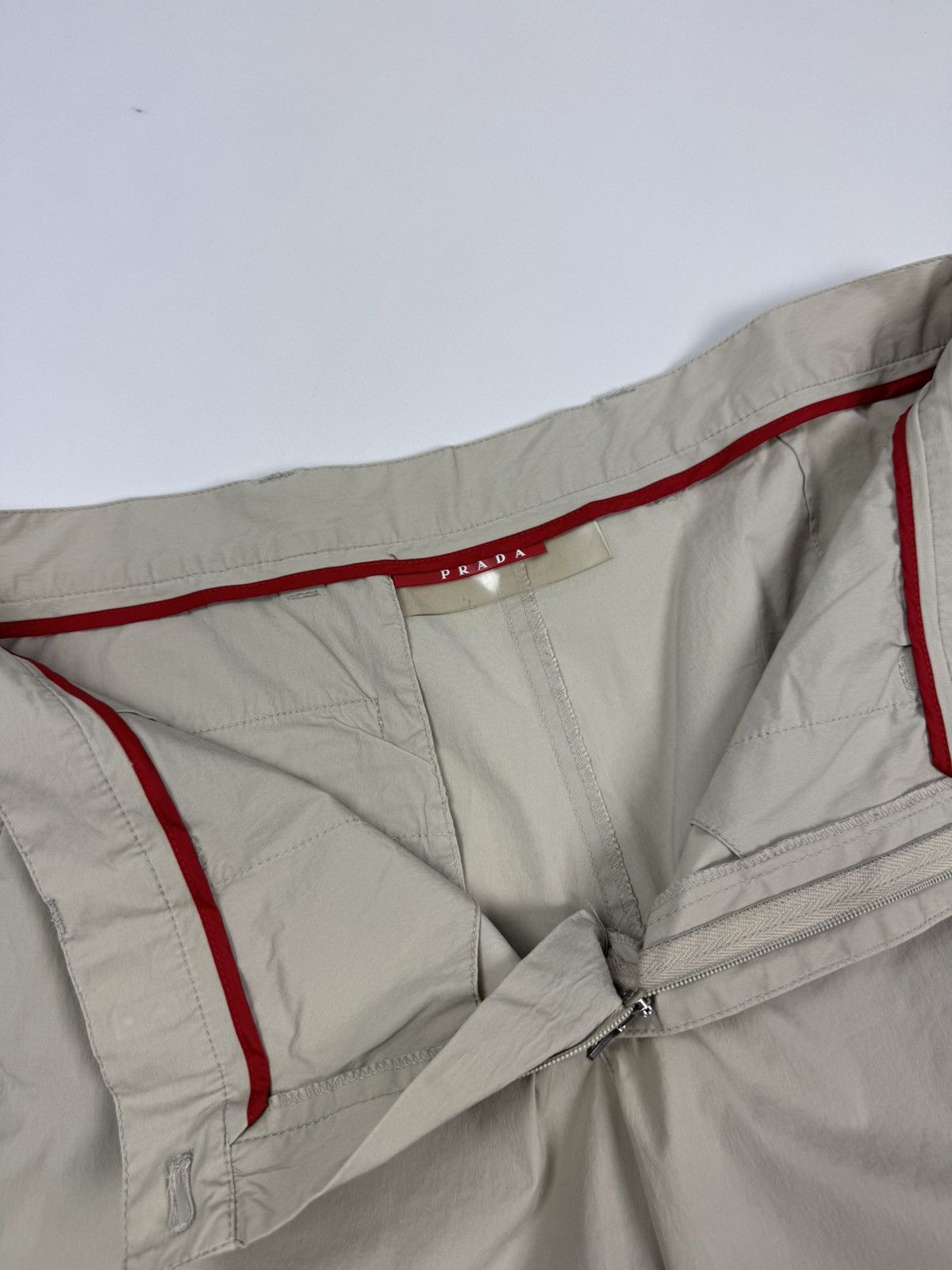 Prada Prada Sport Lightweight Beige Cotton Blend Pants Size US 32 / EU 48 - 15 Thumbnail