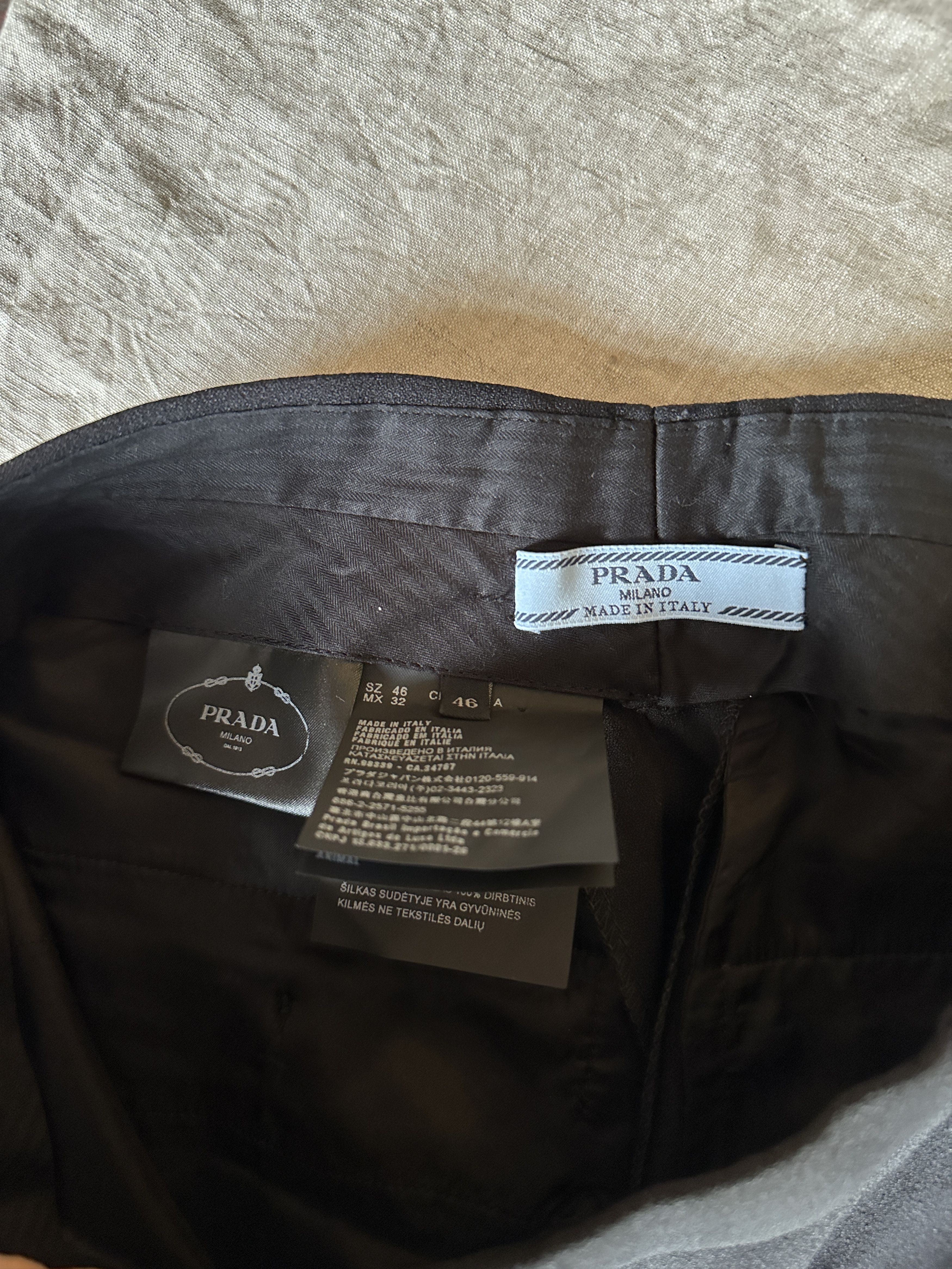 Prada Prada by Raf Simons Wide Leg Trousers Size US 30 / EU 46 - 4 Thumbnail