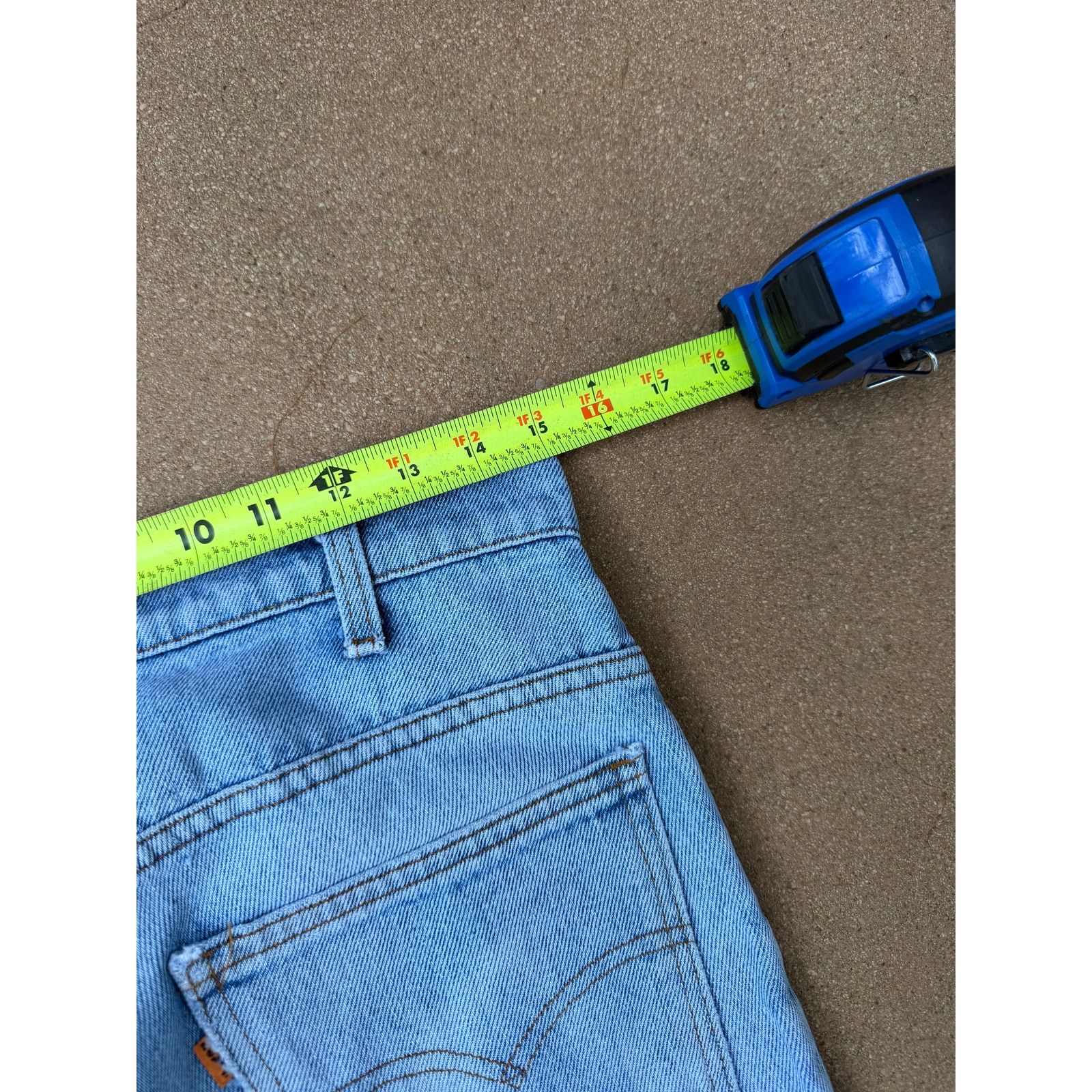 Levi's Vtg 80's Levi's 684 Orange Tab Bellbottom Flare Jeans 30x33 Size US 30 / EU 46 - 9 Thumbnail