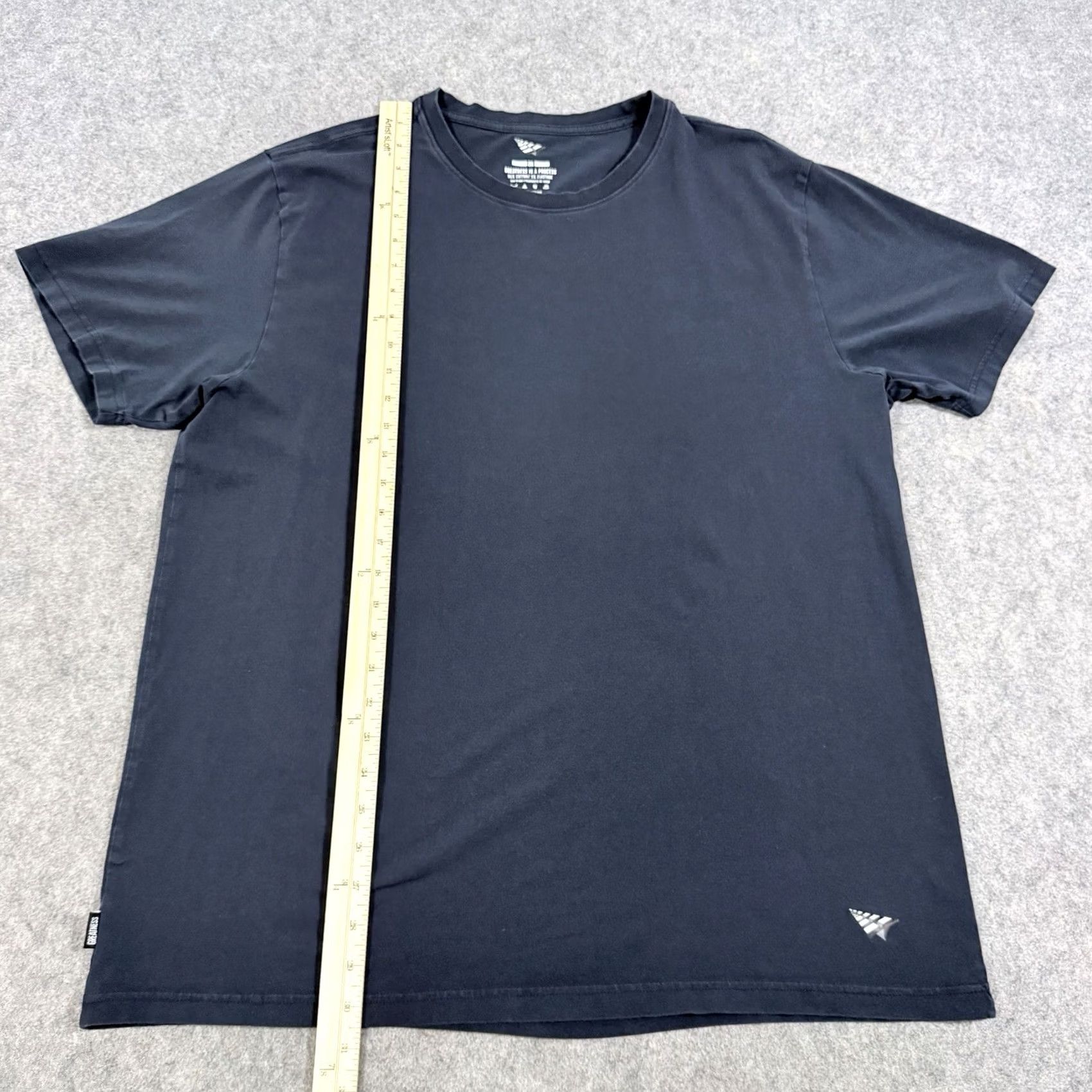 Vintage Paper Planes Greatness Is A Process Short Sleeve T-Shirt Mens Sz 2XL Navy Blue Size US XXL / EU 58 / 5 - 6 Thumbnail