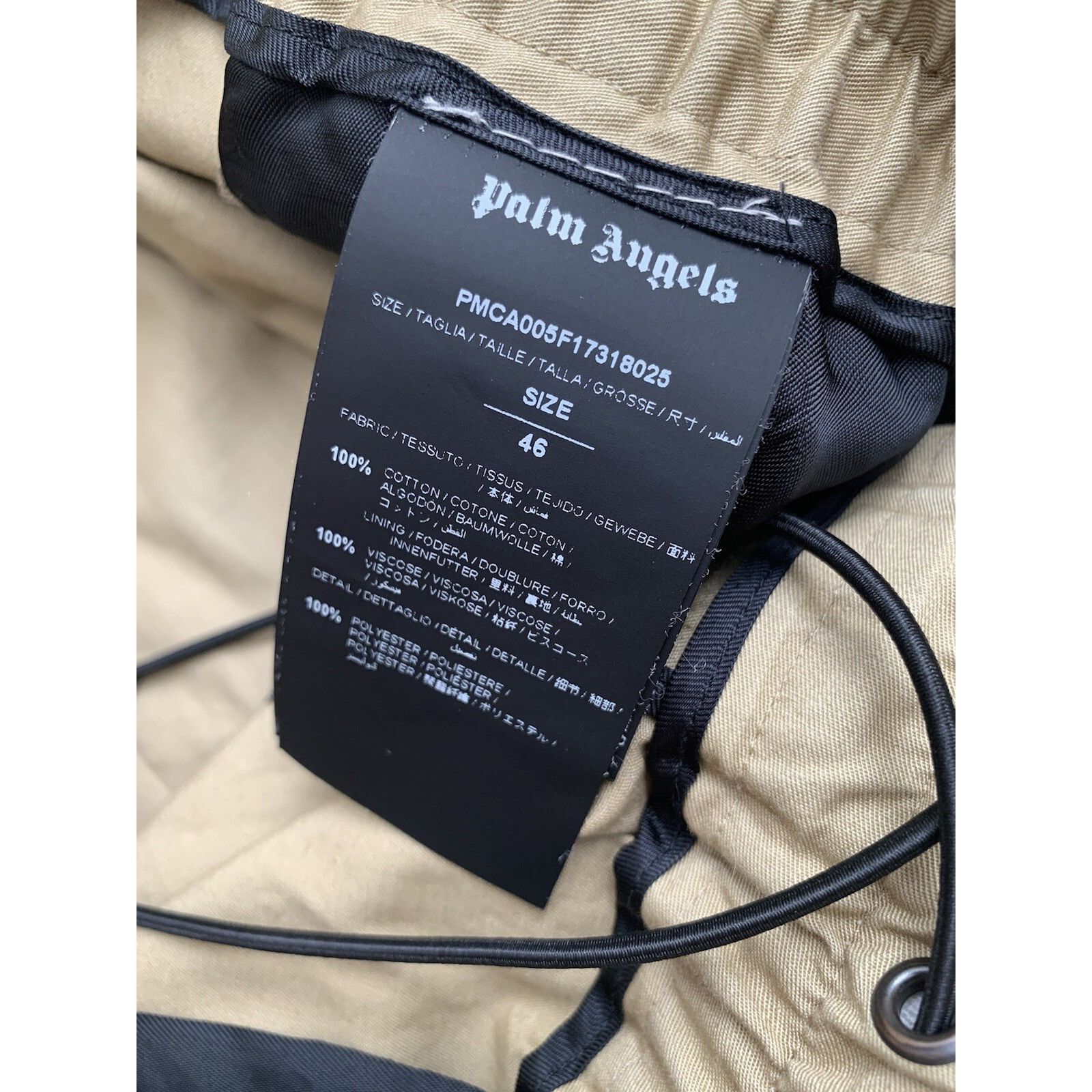 Palm Angels Palm Angels Side Logo Pants Track Beige 46 Size US 30 / EU 46 - 6 Thumbnail