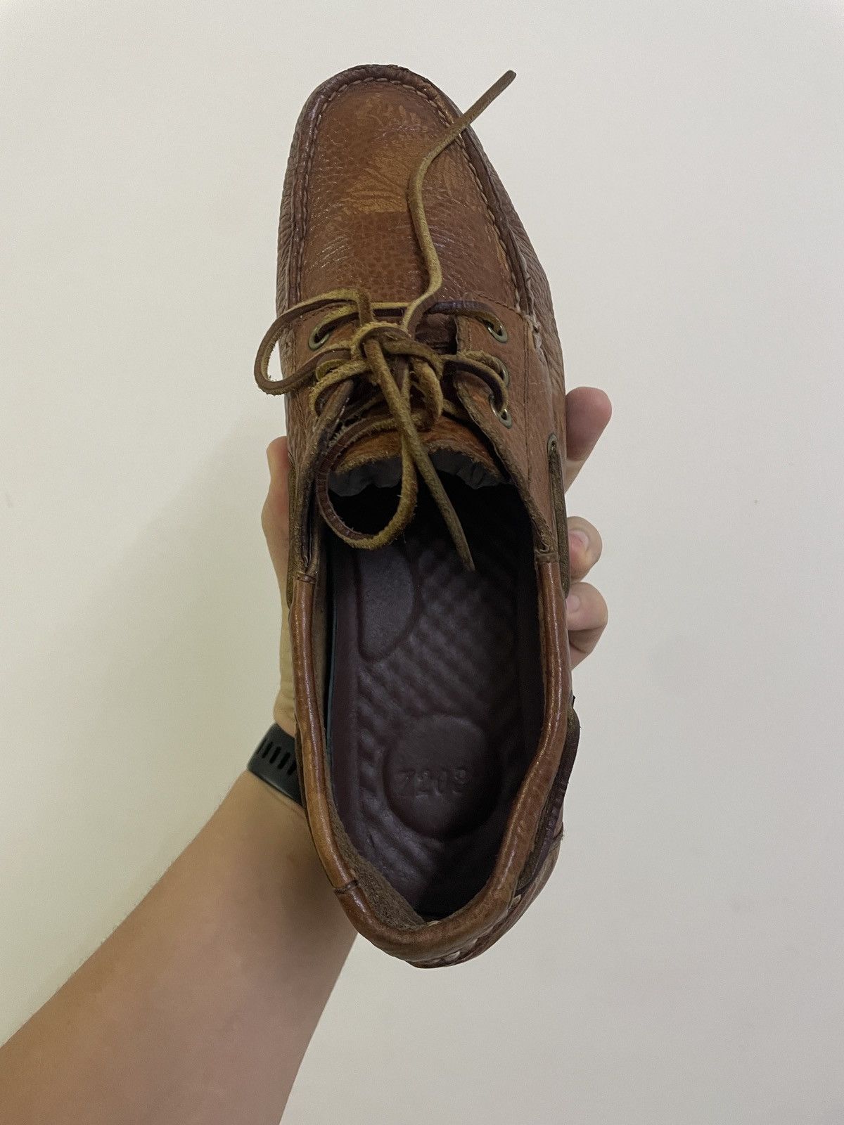 Polo Ralph Lauren VINTAGE POLO RALPH LAUREN LEATHER BOAT SHOES Size US 9 / EU 42 - 7 Thumbnail