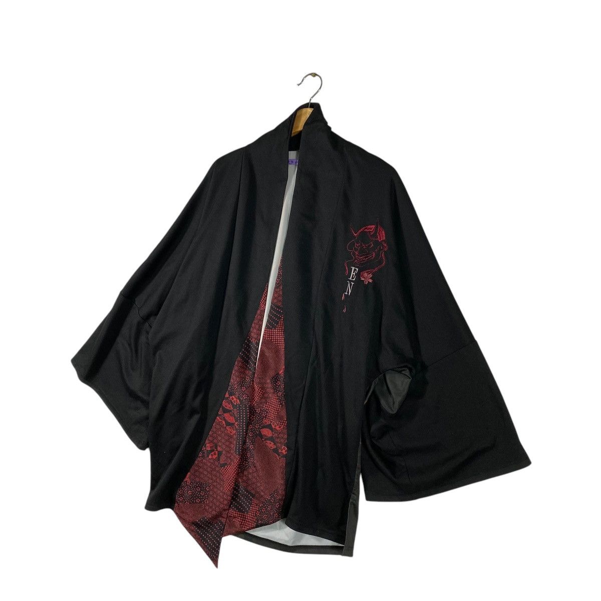 Japanese Brand Miyabi EN Cardigan Japanese Pattern Unique Kimono Haori Size US M / EU 48-50 / 2 - 10 Thumbnail