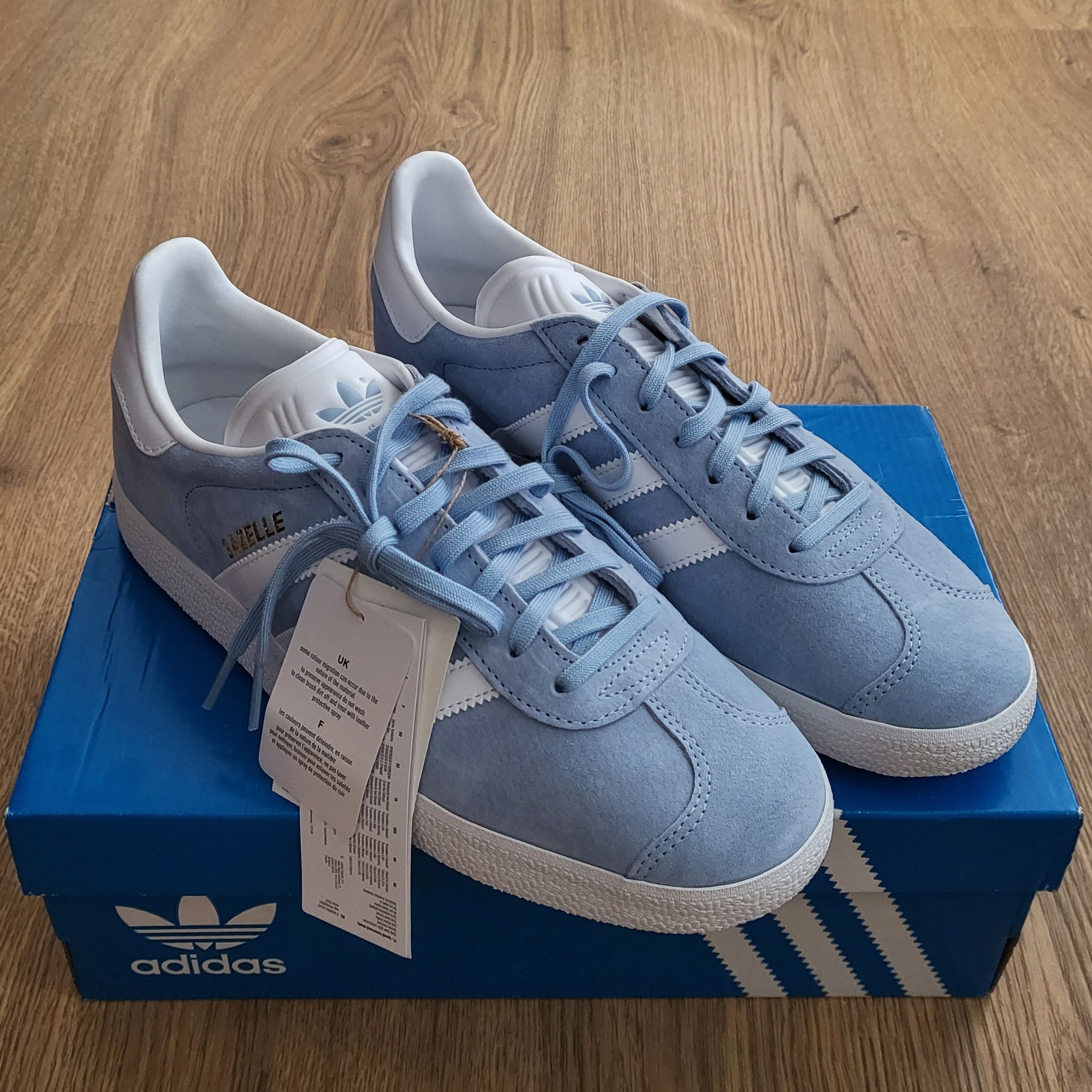 Adidas Adidas Gazelle Sky Blue Grailed