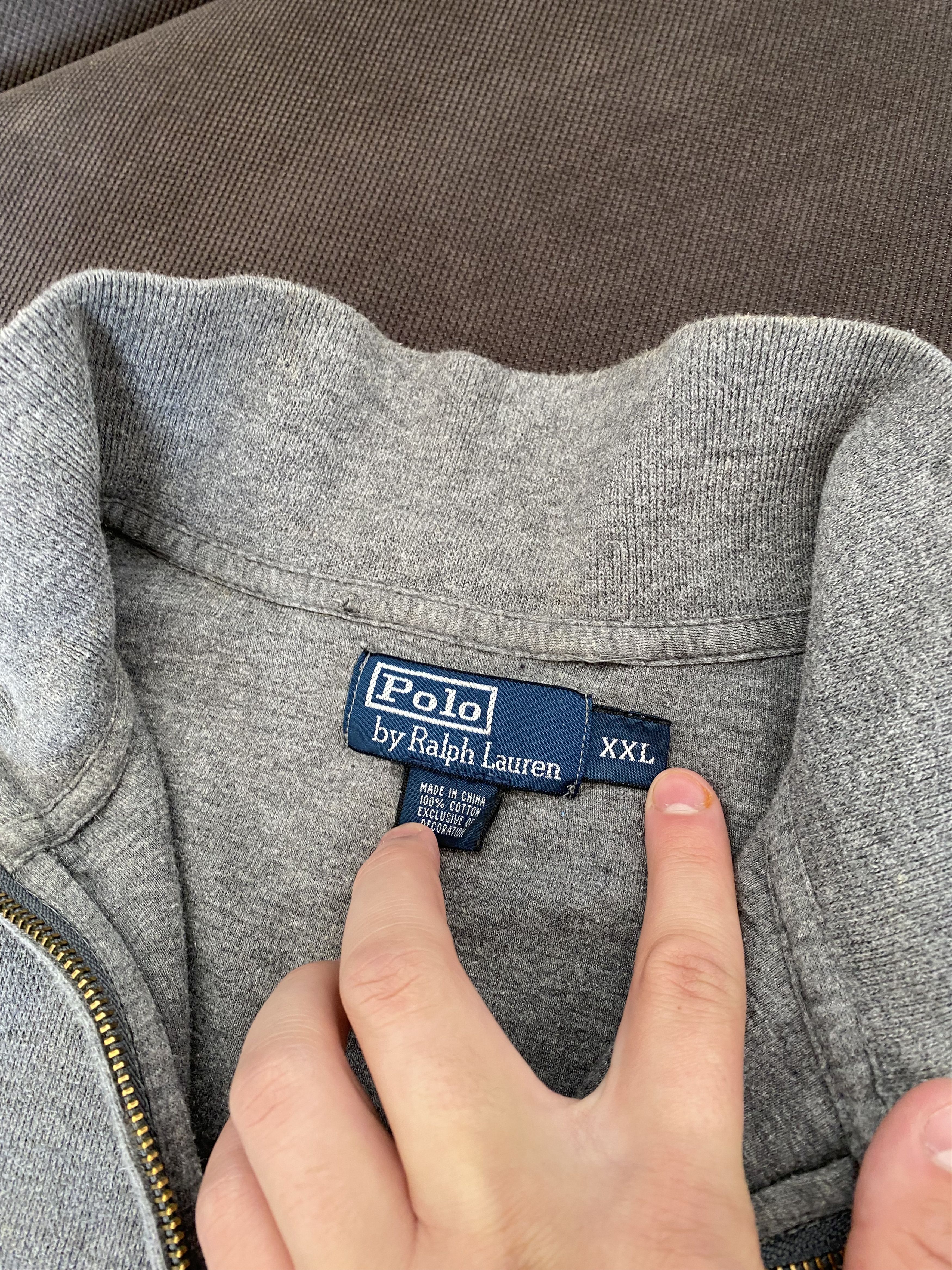 Polo Ralph Lauren Polo ralph lauren 1/3 zip vintage sweatshirt pullover Size US XXL / EU 58 / 5 - 7 Thumbnail