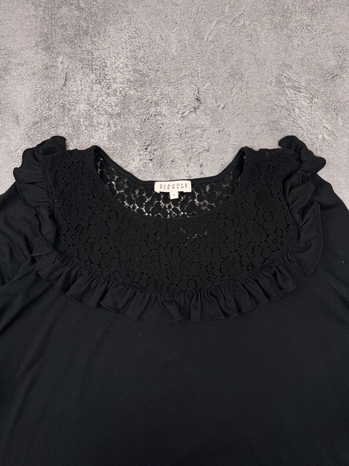 Other Claudie Pierlot Women Viscose Blend Blouse Black Size S Size S / US 4 / IT 40 - 3 Thumbnail