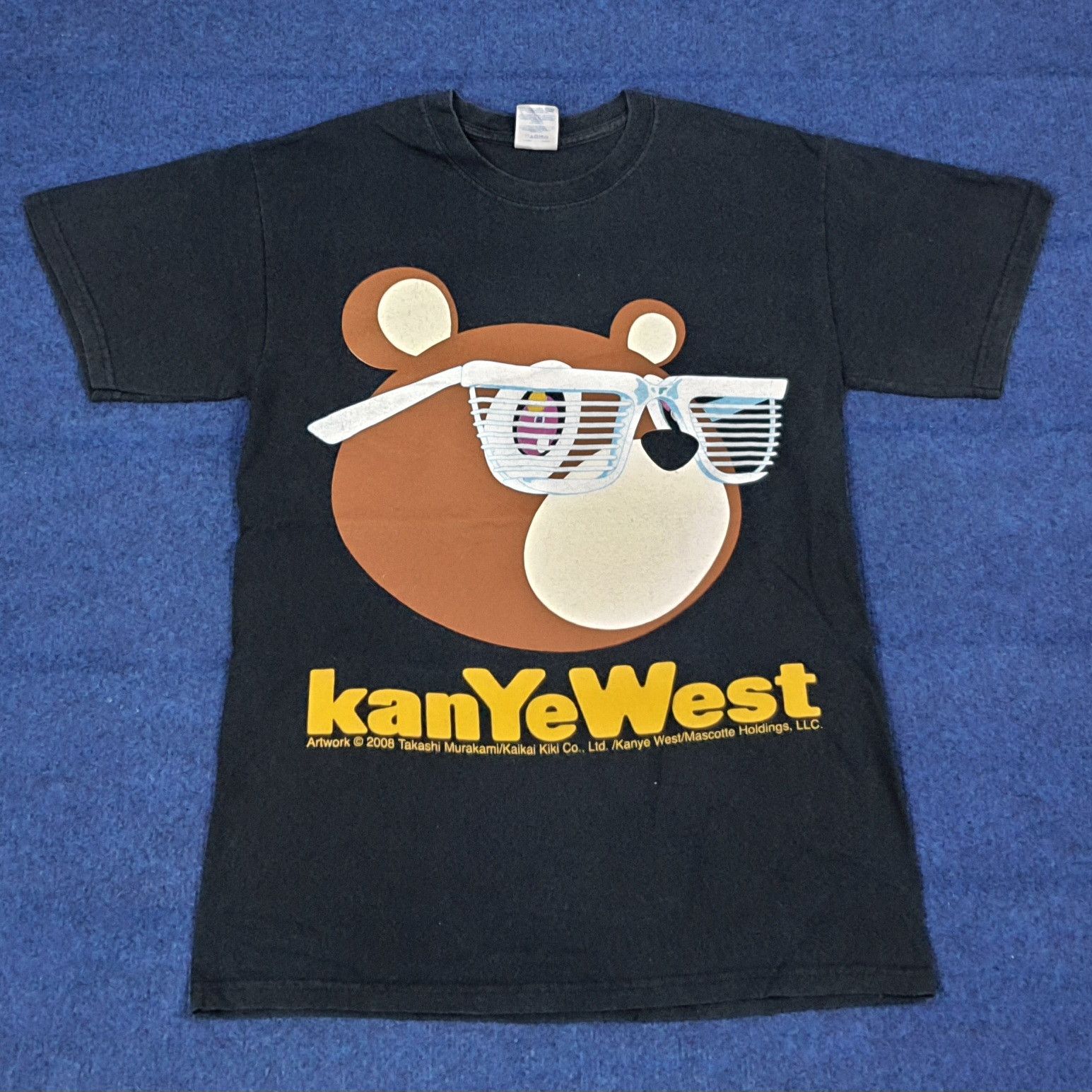 Vintage Vintage 2008 Kanye West College Dropout Bear T-Shirt C276N53 Size US S / EU 44-46 / 1 - 1 Thumbnail