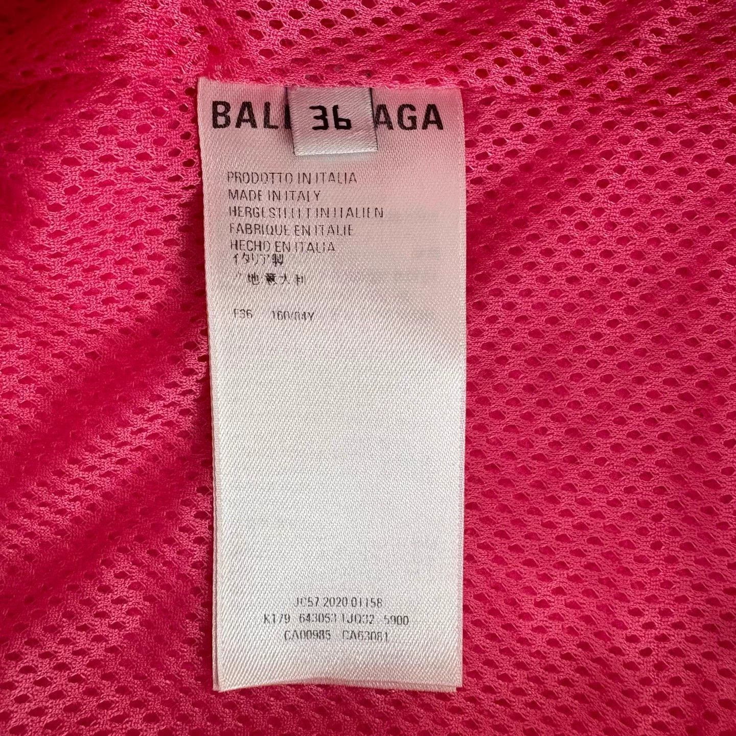 Balenciaga Balenciaga Pink Fleece Longsleeve 36 New Jacket Size XS / US 0-2 / IT 36-38 - 4 Thumbnail