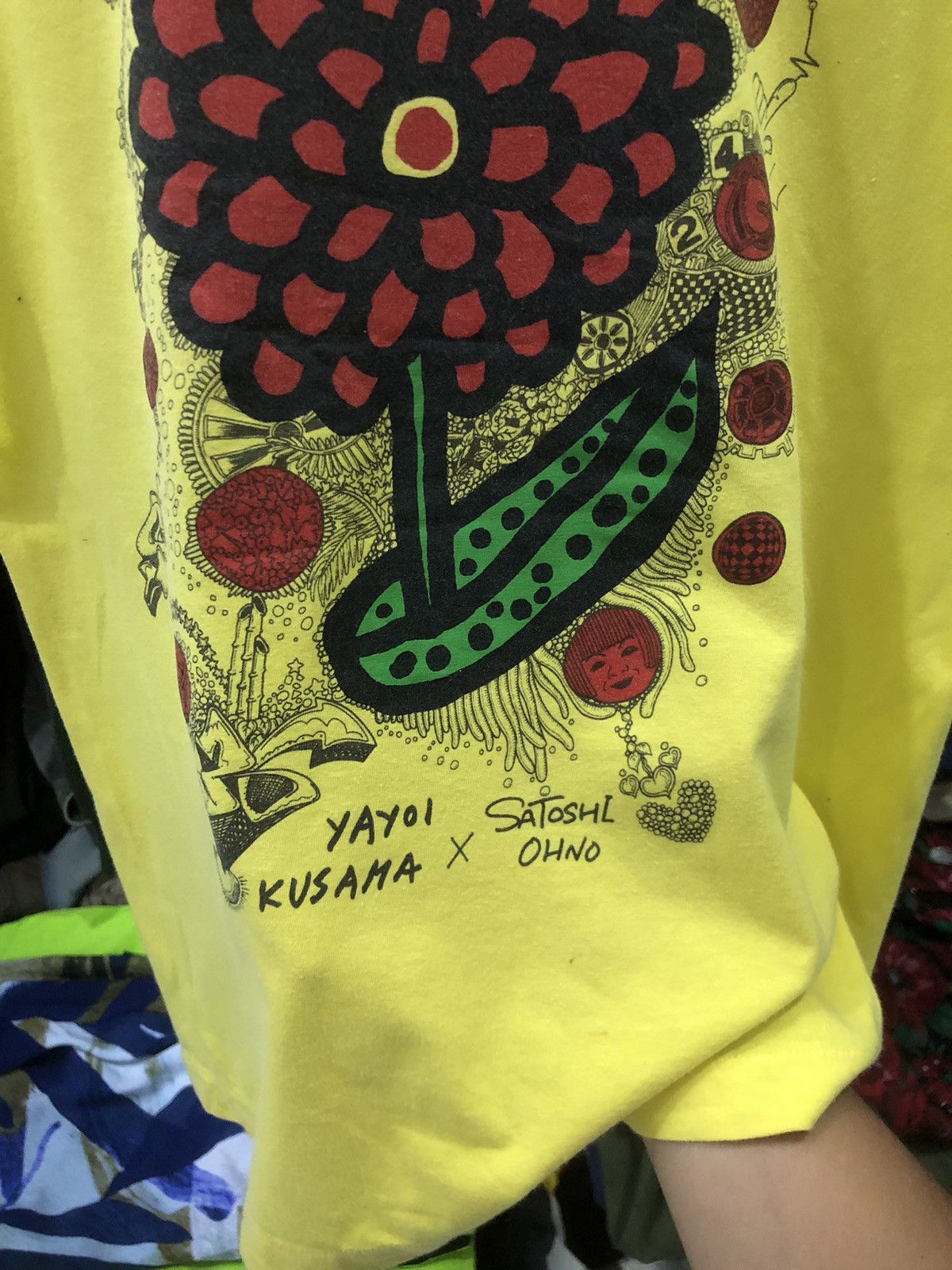 Japanese Brand × Takashi Murakami × Yayoi Kusama Vintage 24 Hours Television Yayoi Kusama Love Forever Shirt Size US S / EU 44-46 / 1 - 5 Thumbnail