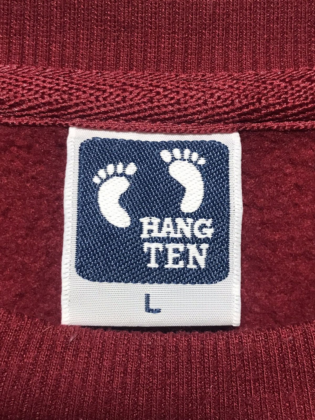 Hang Ten Hang Ten Red Crewneck Sweatshirt Size US L / EU 52-54 / 3 - 5 Thumbnail