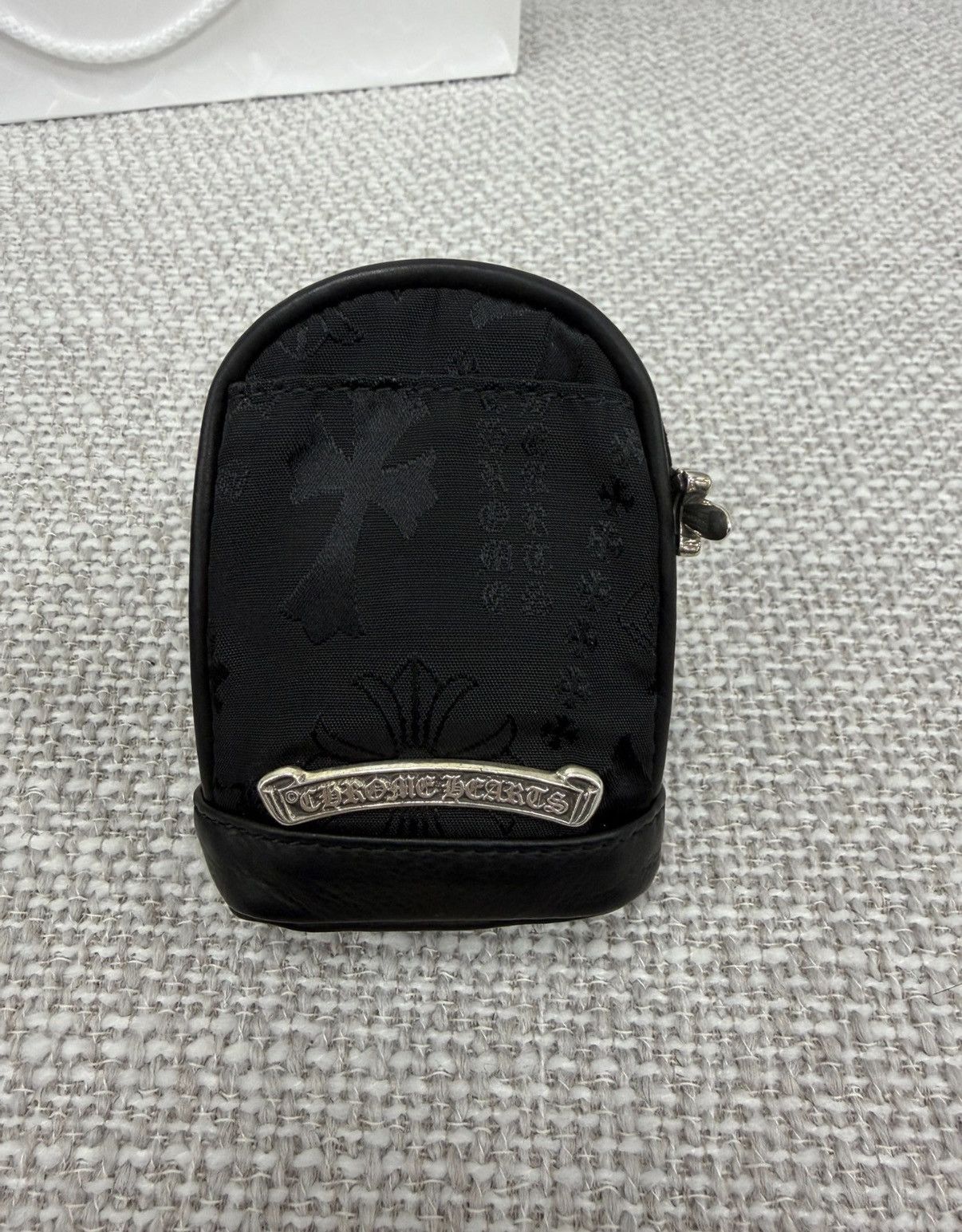 Chrome Hearts Chrome Hearts Scroll Ring Nylon Jacquard Wrist Bag Size ONE SIZE - 1 Thumbnail