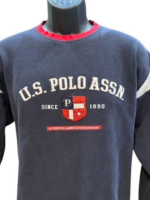 U.S. Polo Assn. Vintage U.S. Polo Assn. Men’s Crewneck Sweatshirt Size US XL / EU 56 / 4 - 2 Thumbnail