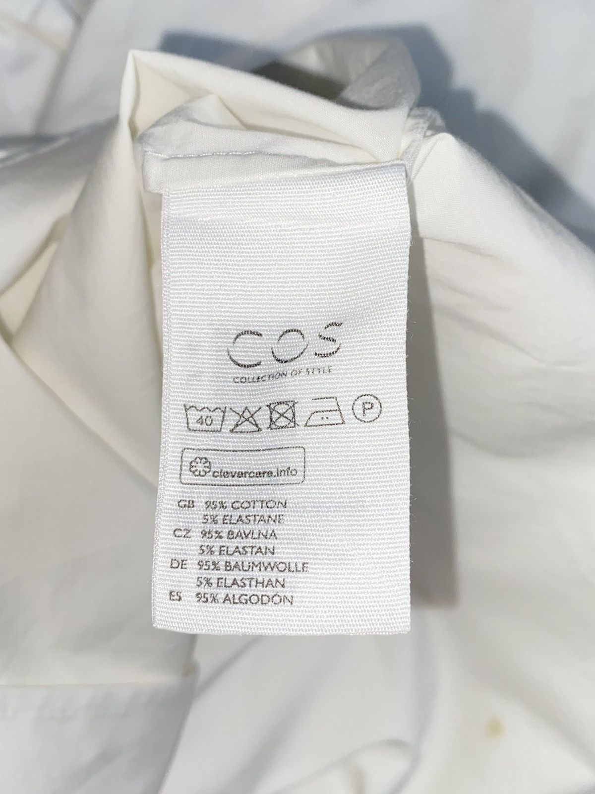 Cos COS Collection Of Style White Boxy Shirt Size US M / EU 48-50 / 2 - 12 Thumbnail