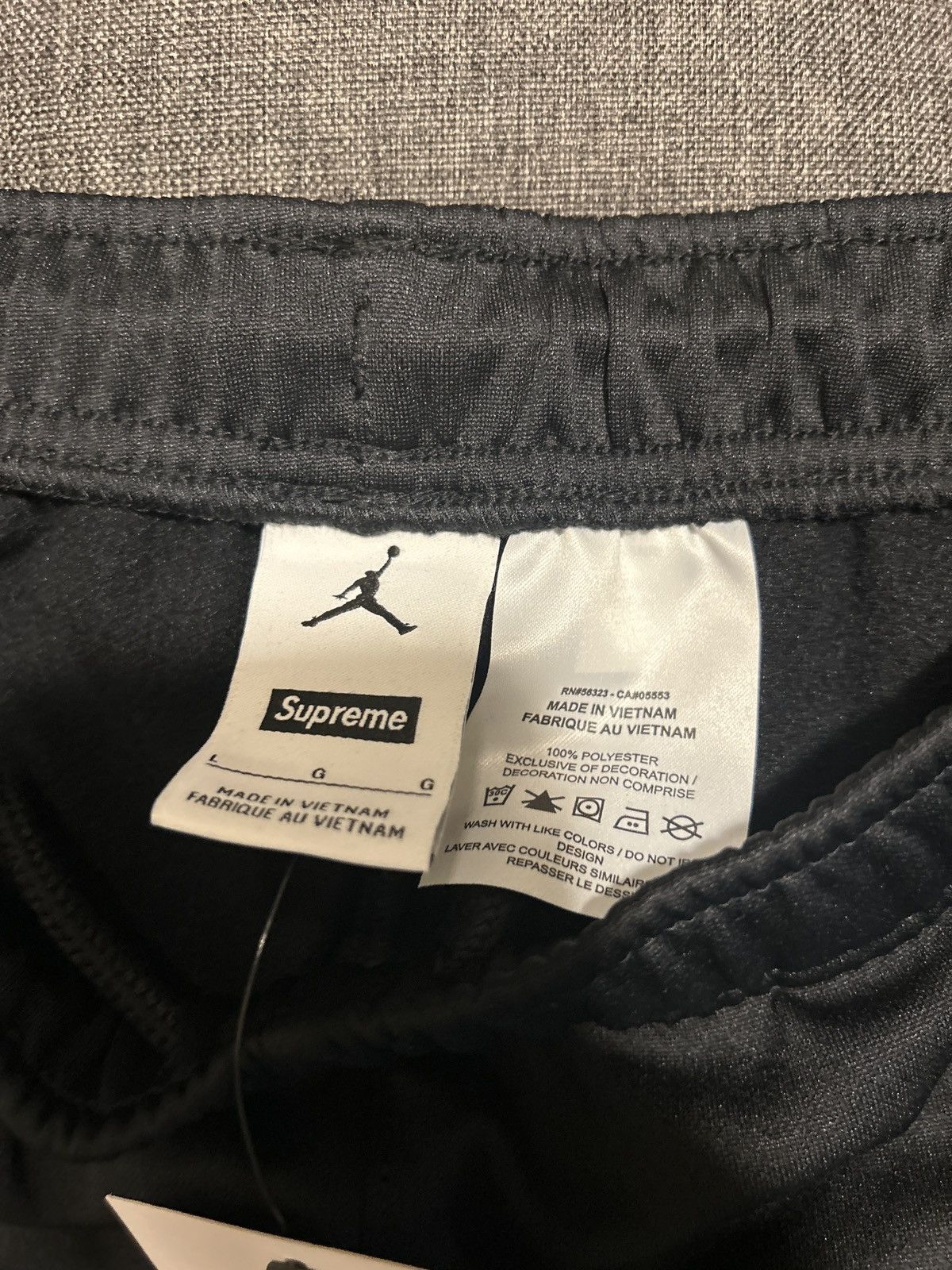 Jordan Brand × Supreme Supreme Jordan tricot track pant [Black] Size US 32 / EU 48 - 5 Thumbnail