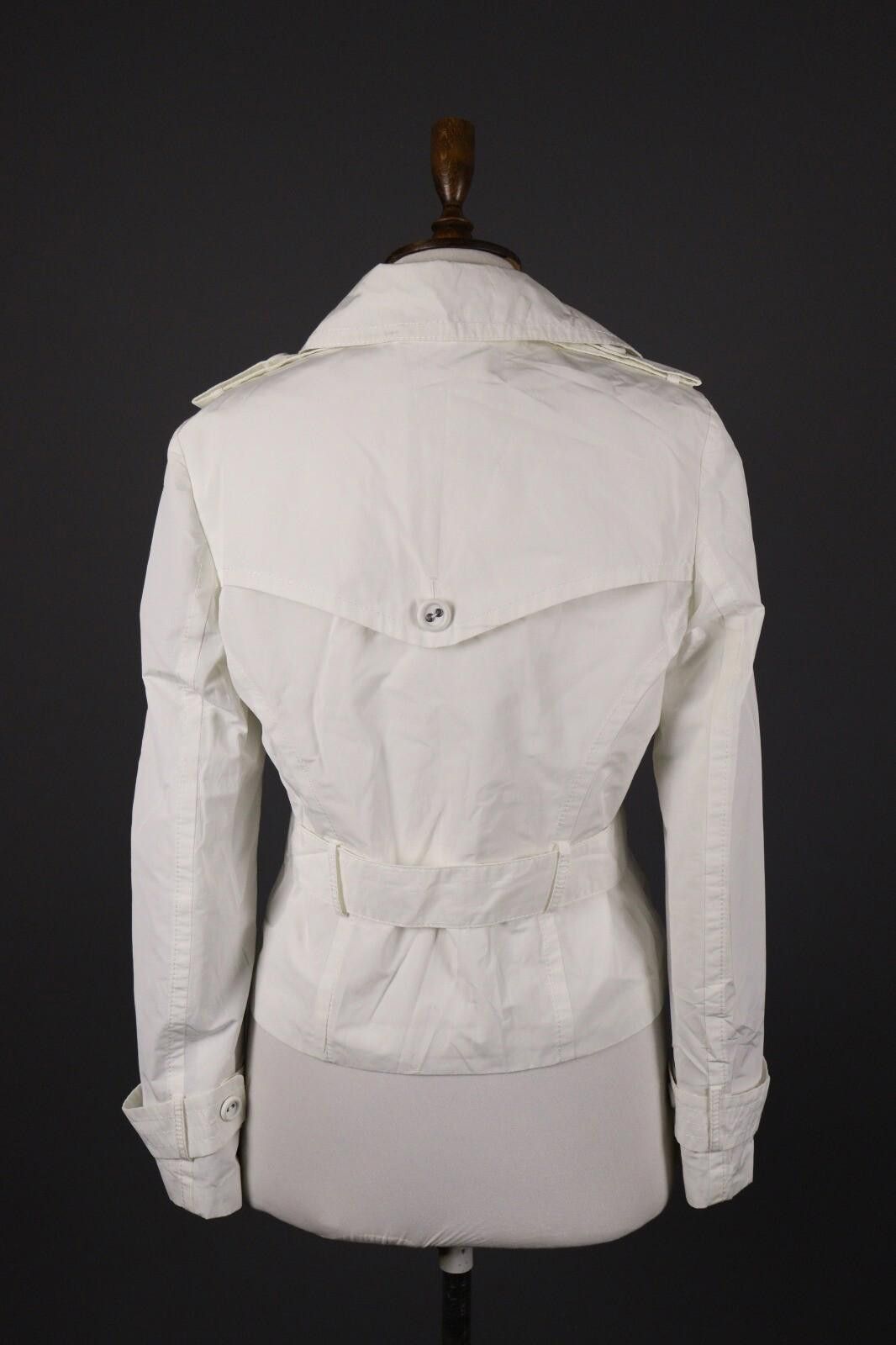 Polo Ralph Lauren Laurel by Escada White Double Belted Coat Jacket Size 38 Size M / US 6-8 / IT 42-44 - 6 Thumbnail