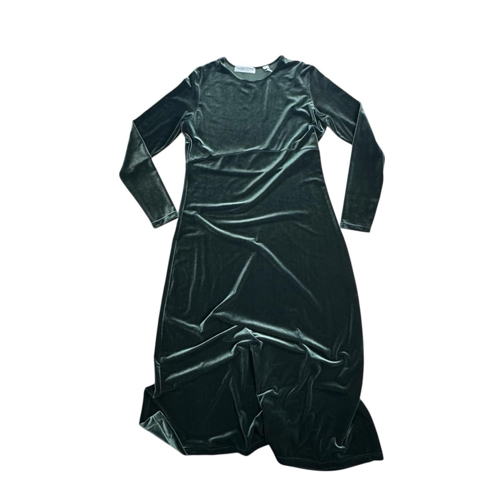 Other VALERIE STEVENS GREEN VELVET DRESS, SIZE MEDIUM Size M / US 6-8 / IT 42-44 - 1 Thumbnail