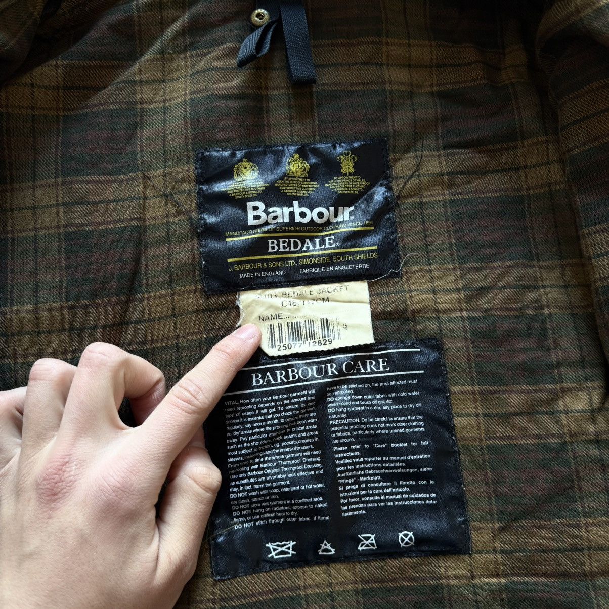 Barbour Vintage Barbour Bedale A103 Wax Hunting Jacket Rare Size US M / EU 48-50 / 2 - 14 Thumbnail