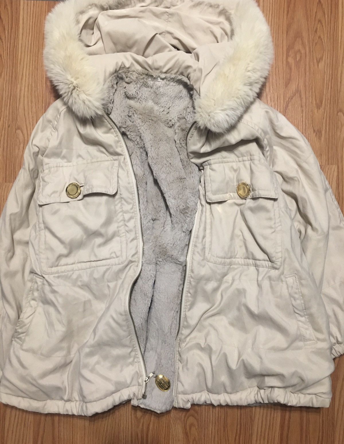 Gianfranco Ferre × Vintage Gianfranco Ferre Fourrures Vintage Fur Rabbit Coat Jacket Size M / US 6-8 / IT 42-44 - 8 Thumbnail