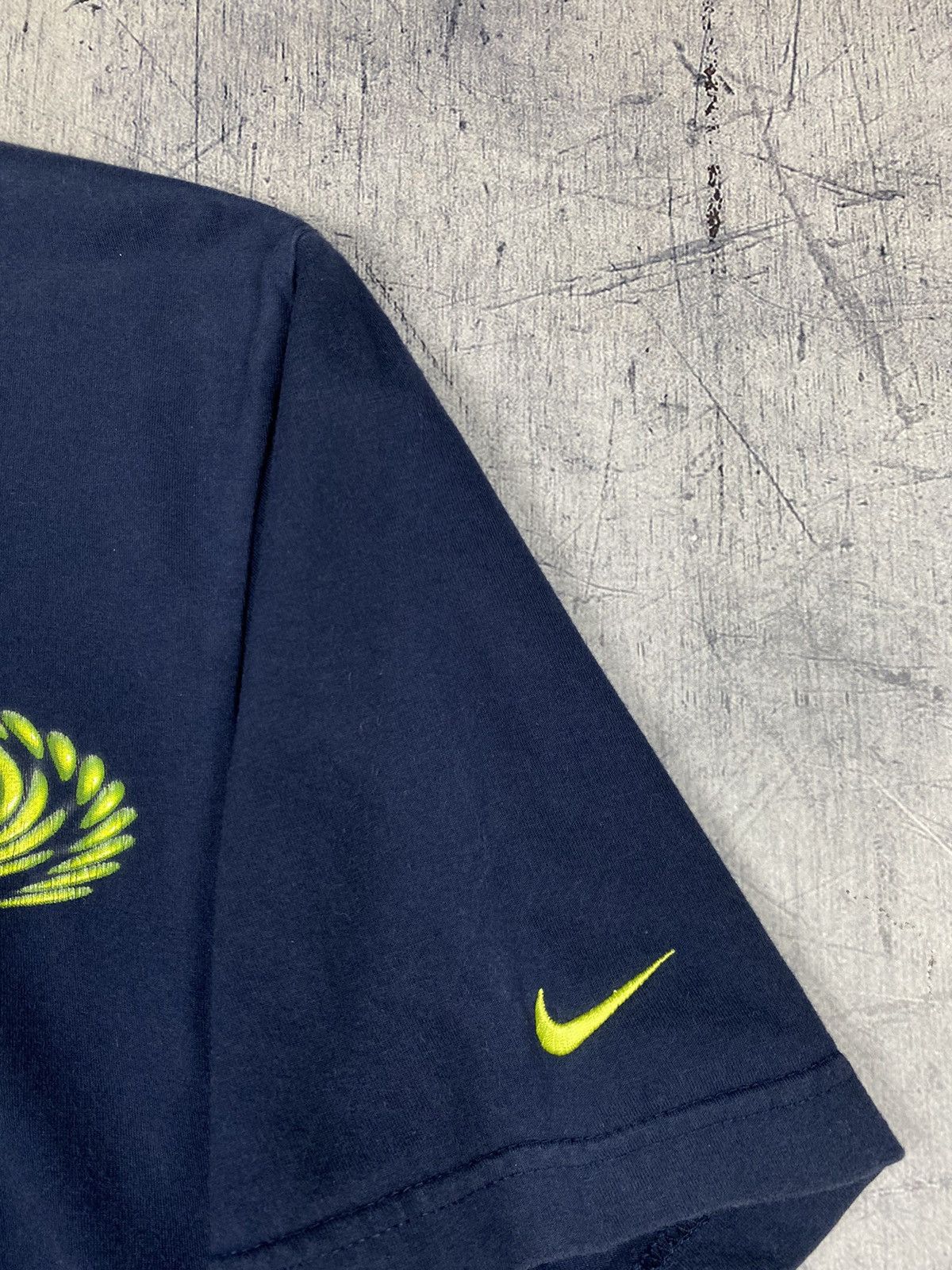 Nike × Vintage Vintage Nike Drill Big Logo Tee T Shirt Size US M / EU 48-50 / 2 - 8 Thumbnail