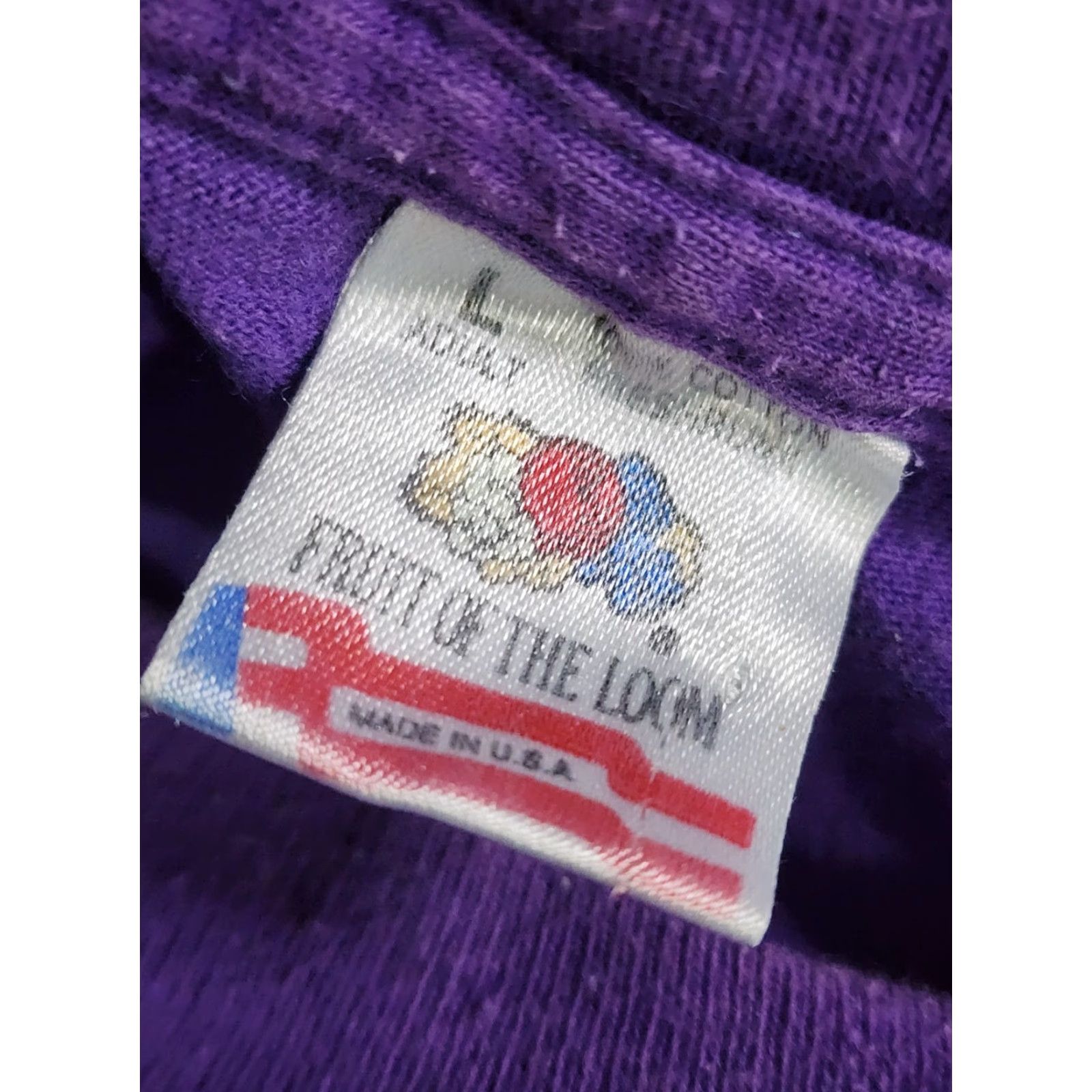 Fruit Of The Loom VINTAGE Mens L Clearwater Beach Florida FL Embroidered Travel Souvenir T Shirt Size US L / EU 52-54 / 3 - 6 Thumbnail